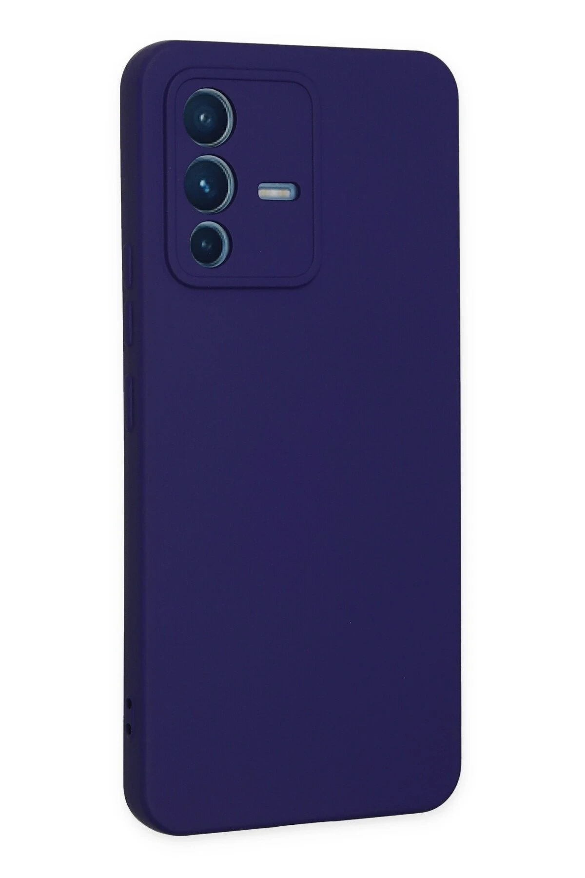 Newface Vivo V23 5G Kılıf Nano içi Kadife Silikon - Mor
