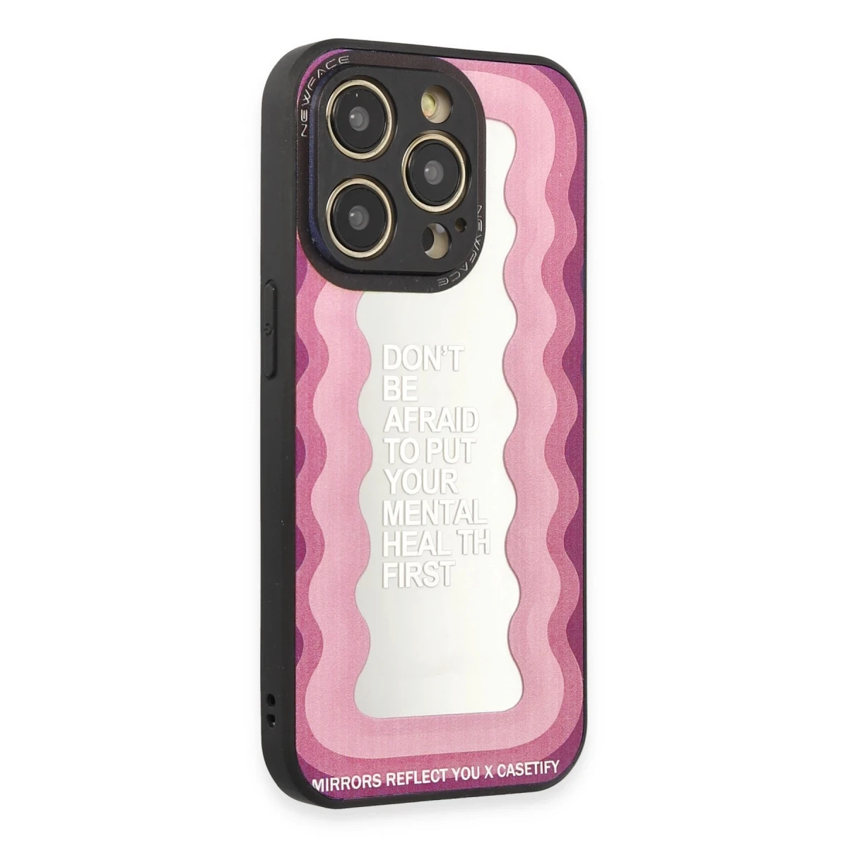Newface Apple iPhone 12 Pro Kılıf Mirror Desenli Kapak - Mirror - 11