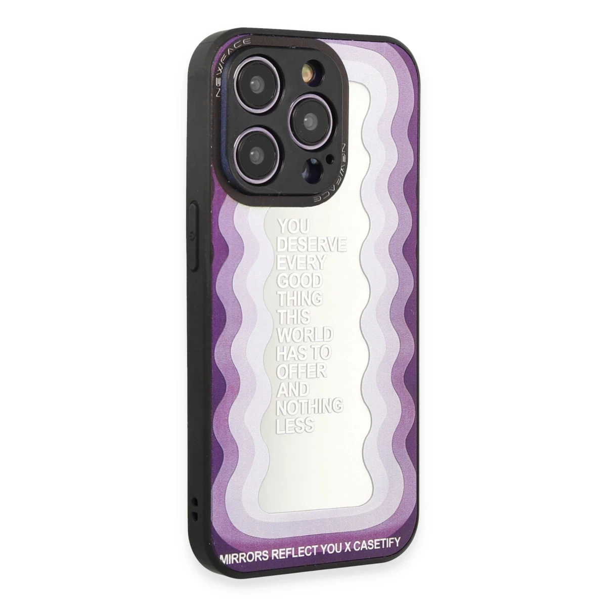 Newface Apple iPhone 12 Pro Max Kılıf Mirror Desenli Kapak - Mirror - 5