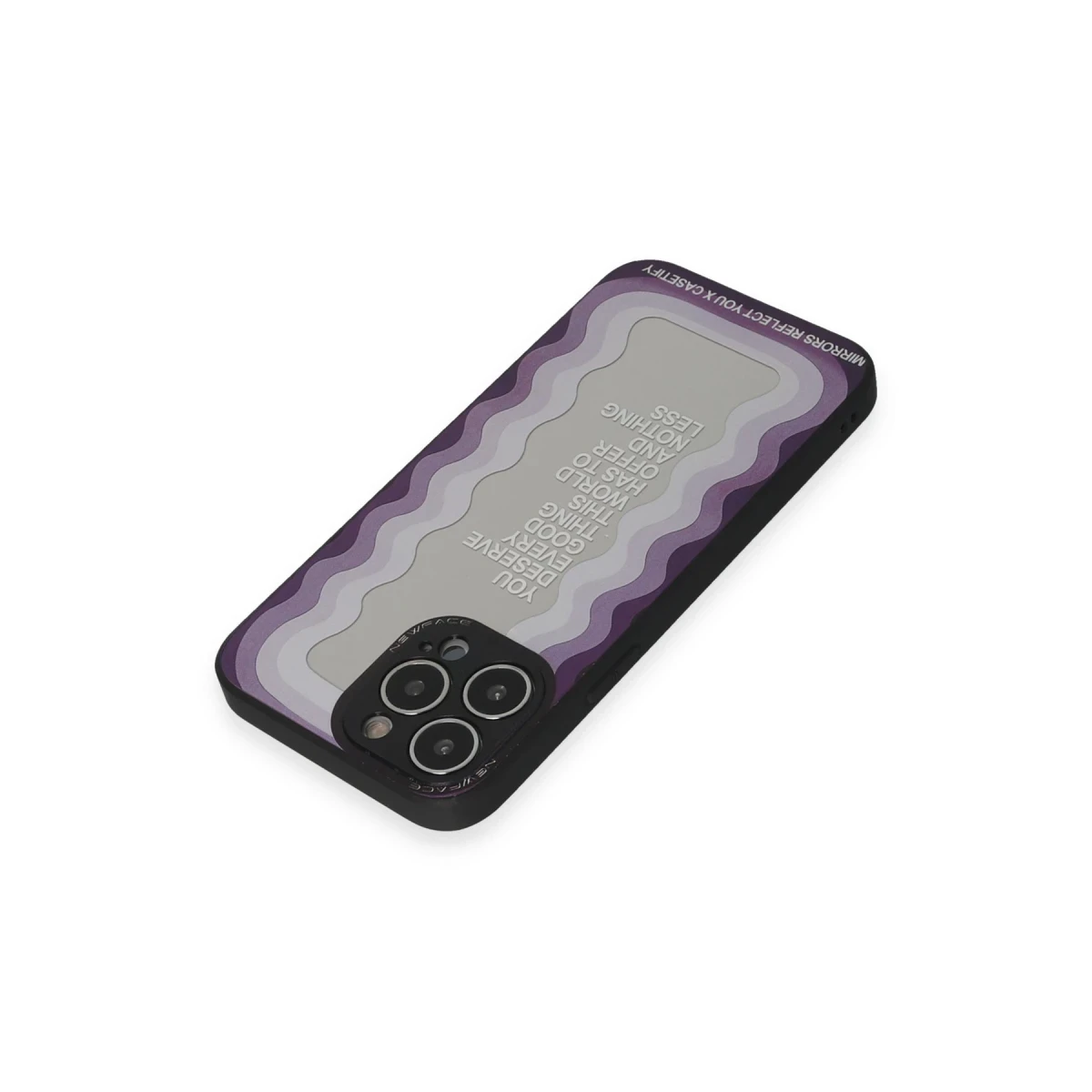 Newface Apple iPhone 13 Pro Kılıf Mirror Desenli Kapak - Mirror - 5
