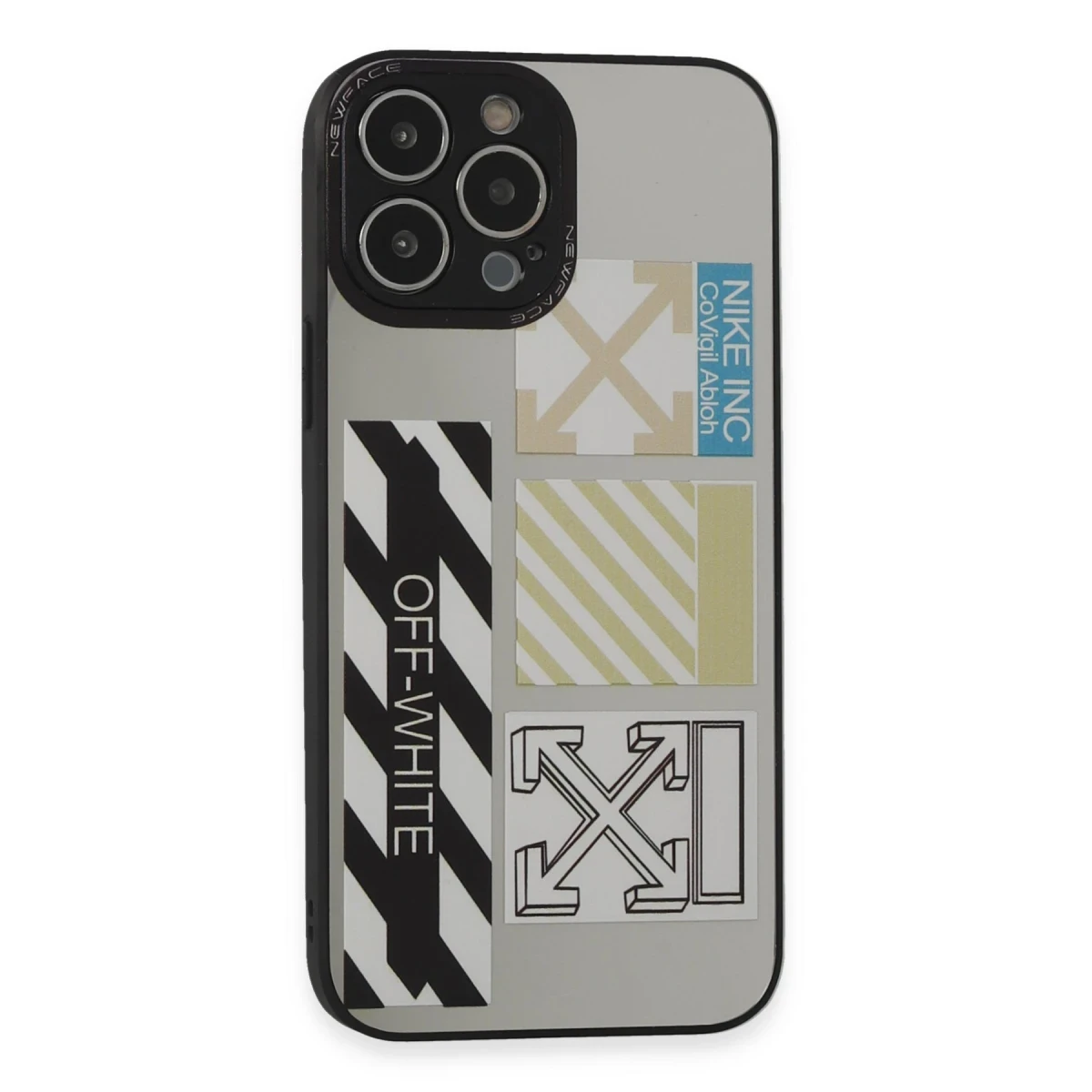 Newface Apple iPhone 13 Pro Kılıf Mirror Desenli Kapak - Mirror - 6