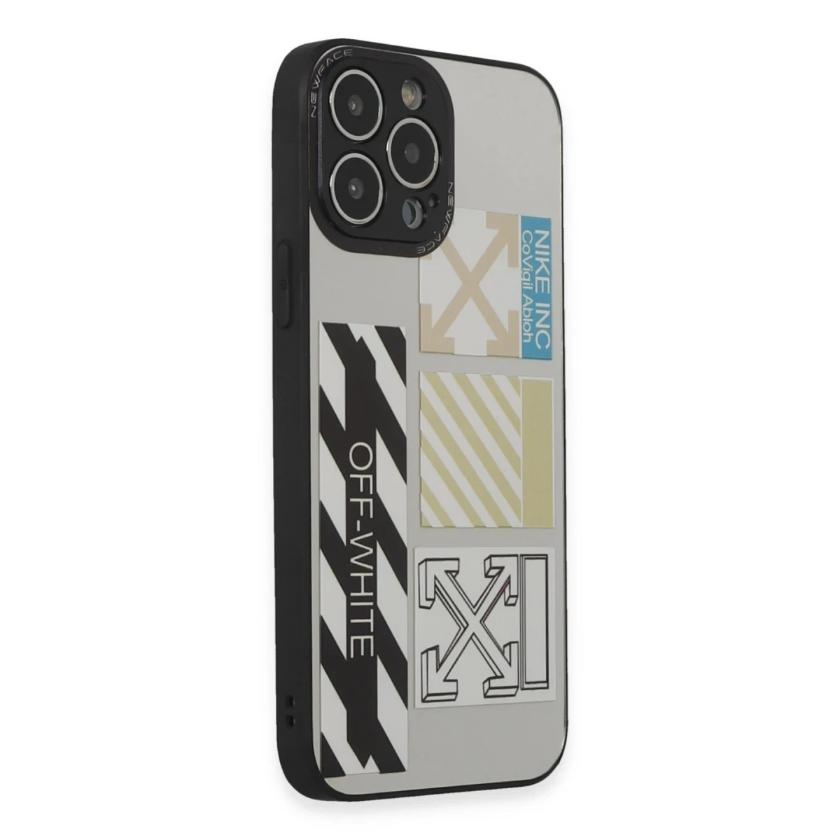 Newface Apple iPhone 13 Pro Kılıf Mirror Desenli Kapak - Mirror - 6