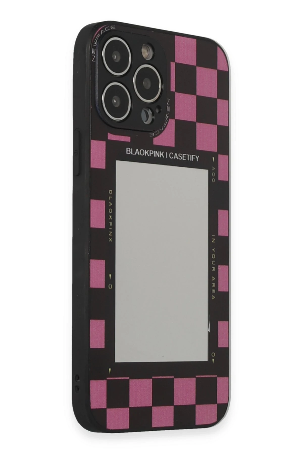 Newface iPhone 13 Pro Max Kılıf Mirror Desenli Kapak - Mirror - 8