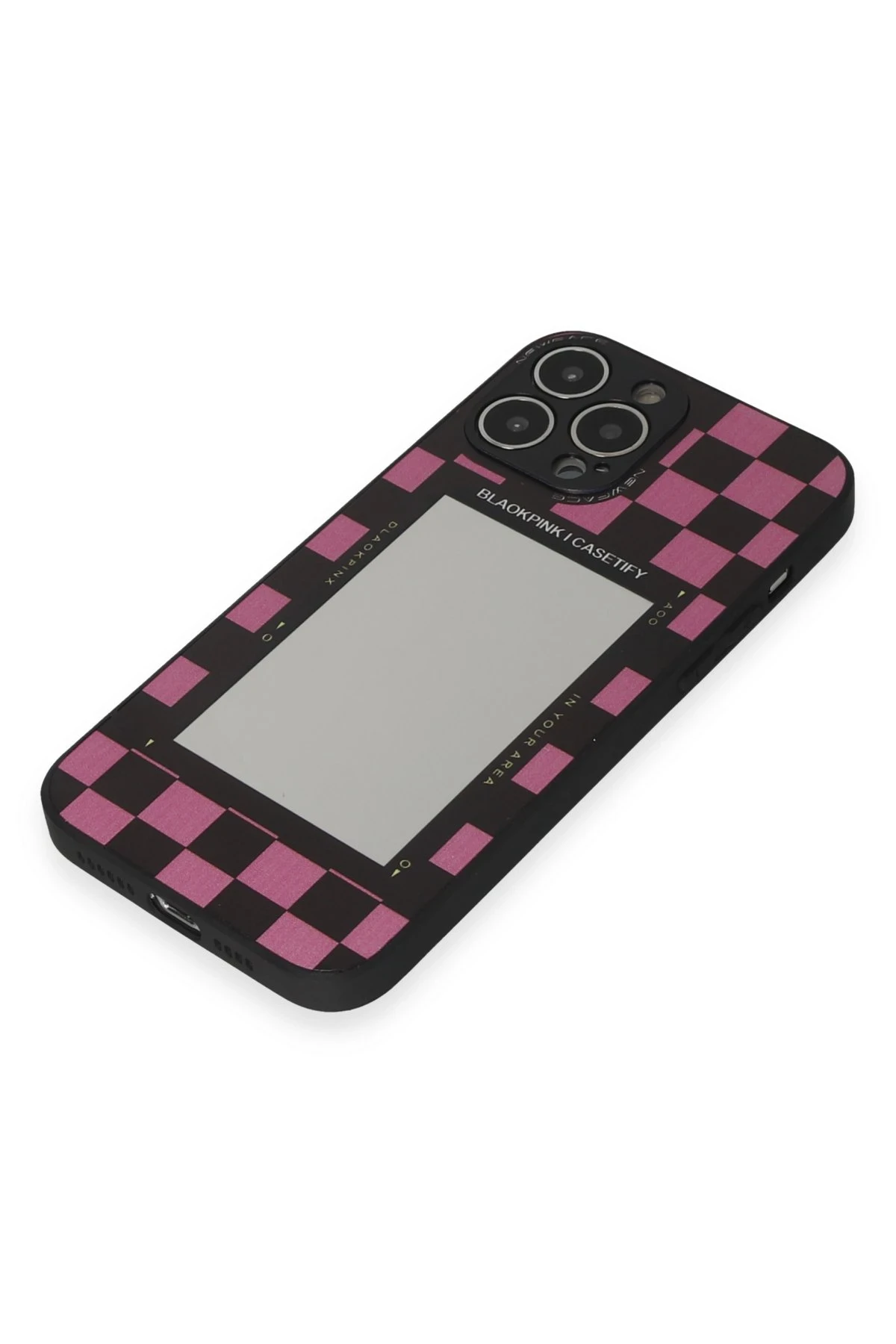 Newface iPhone 13 Pro Max Kılıf Mirror Desenli Kapak - Mirror - 8
