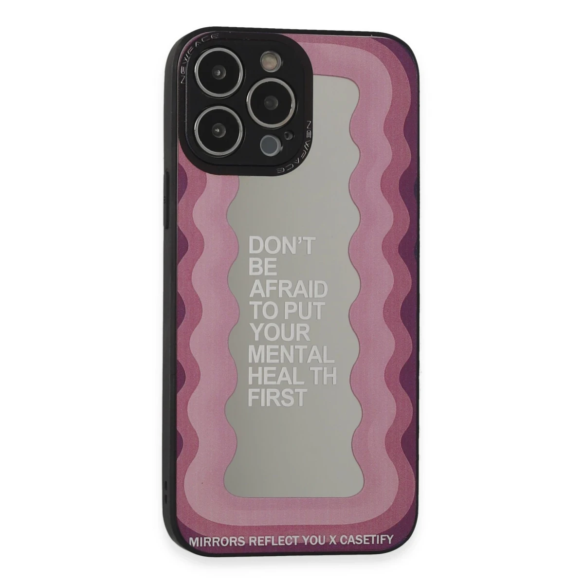 Newface Apple iPhone 13 Pro Max Kılıf Mirror Desenli Kapak - Mirror - 11