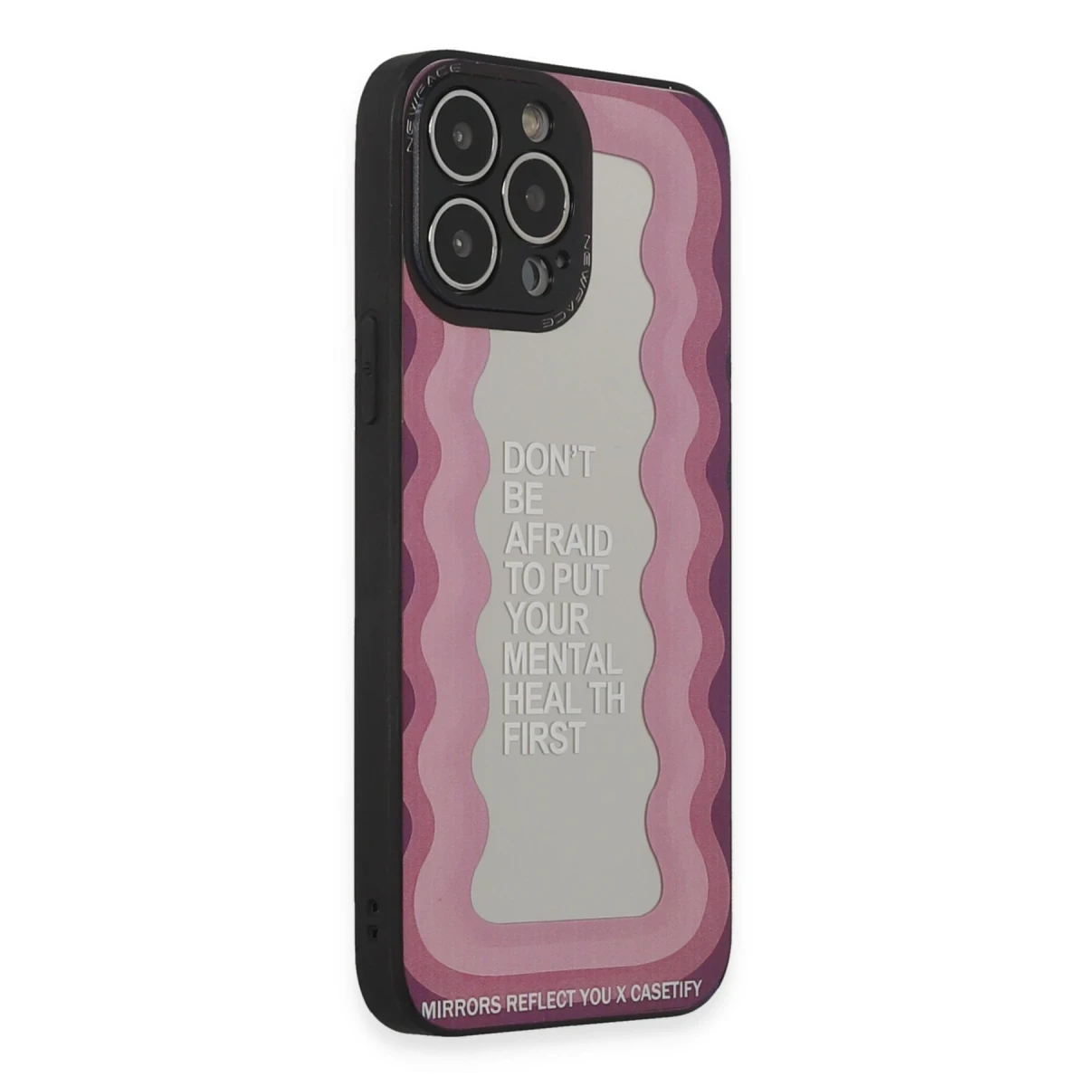 Newface Apple iPhone 13 Pro Max Kılıf Mirror Desenli Kapak - Mirror - 11