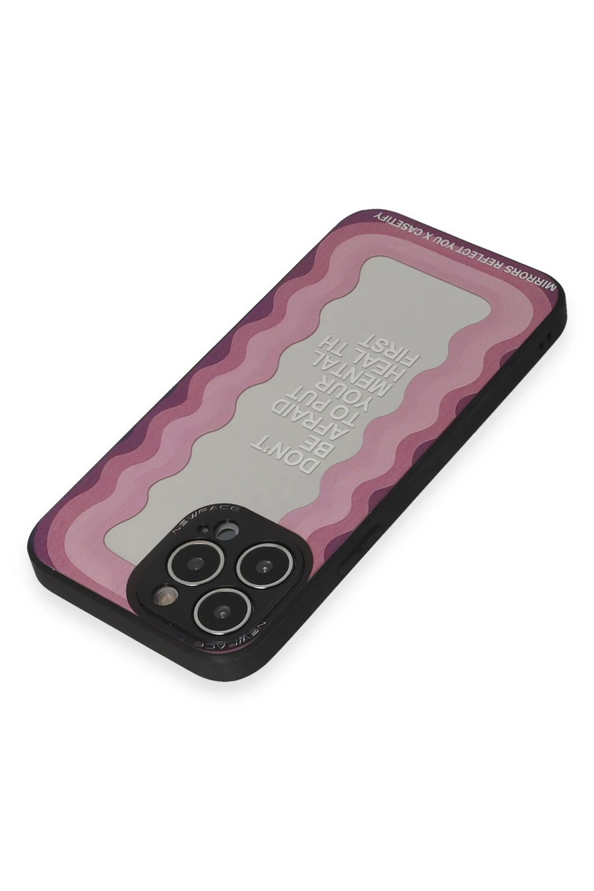 Newface iPhone 13 Pro Max Kılıf Mirror Desenli Kapak - Mirror - 11