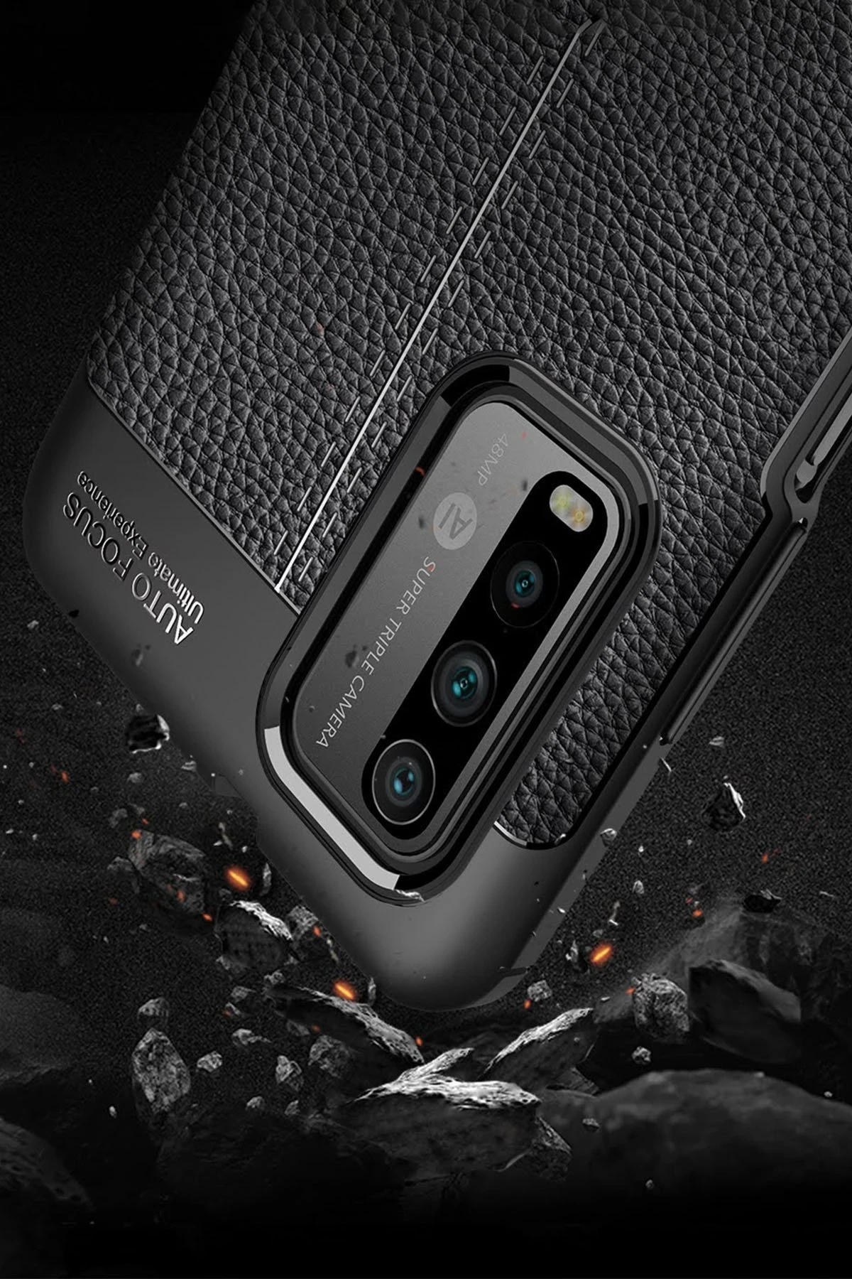 Newface Xiaomi Redmi 9T Kılıf Auto Focus Kapak - Lacivert