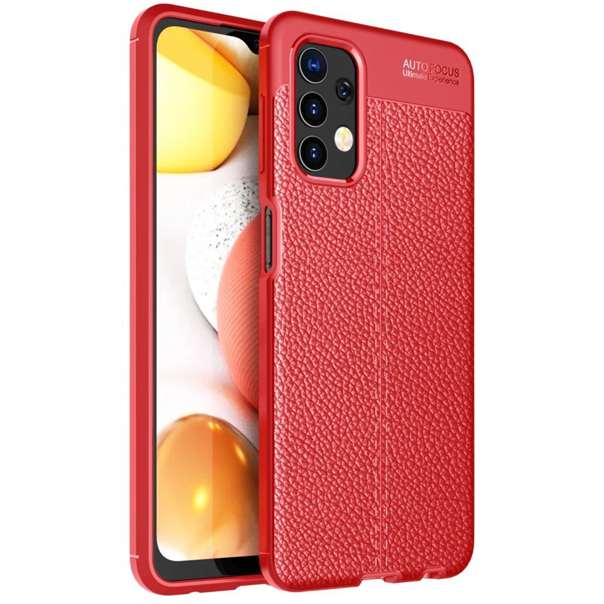 Newface Samsung Galaxy A13 4G Kılıf Auto Focus Kapak - Kırmızı
