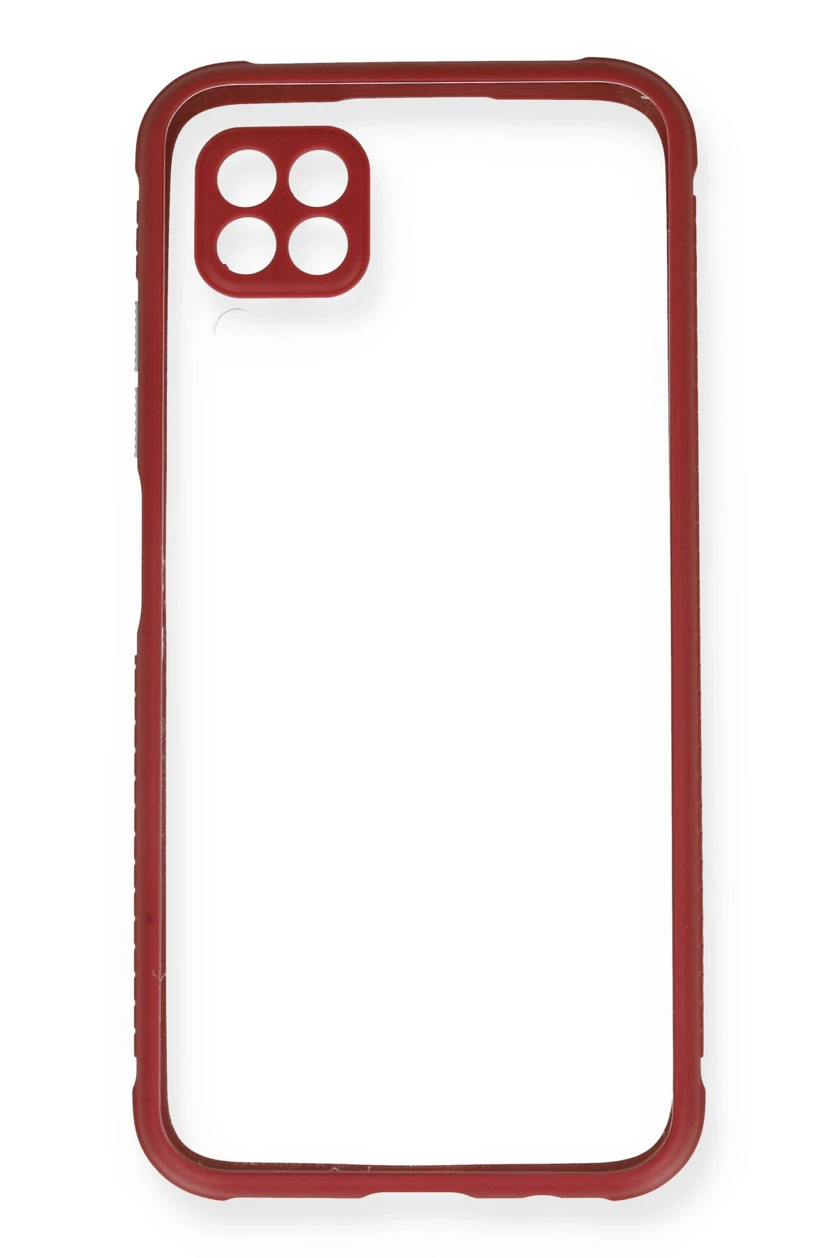 Newface Huawei P40 Lite Kılıf Miami Şeffaf Silikon - Fuşya
