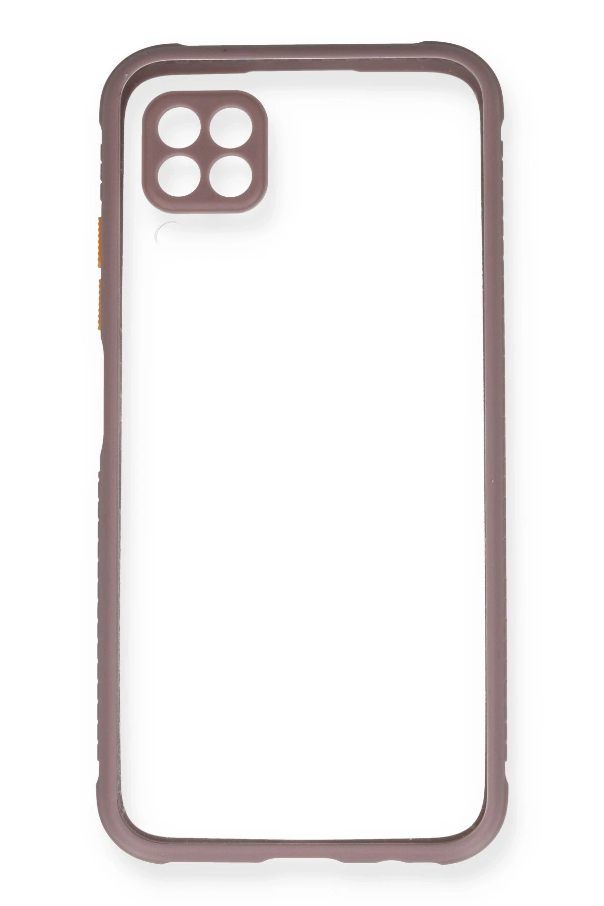 Newface Huawei P40 Lite Kılıf Miami Şeffaf Silikon - Açık Mor