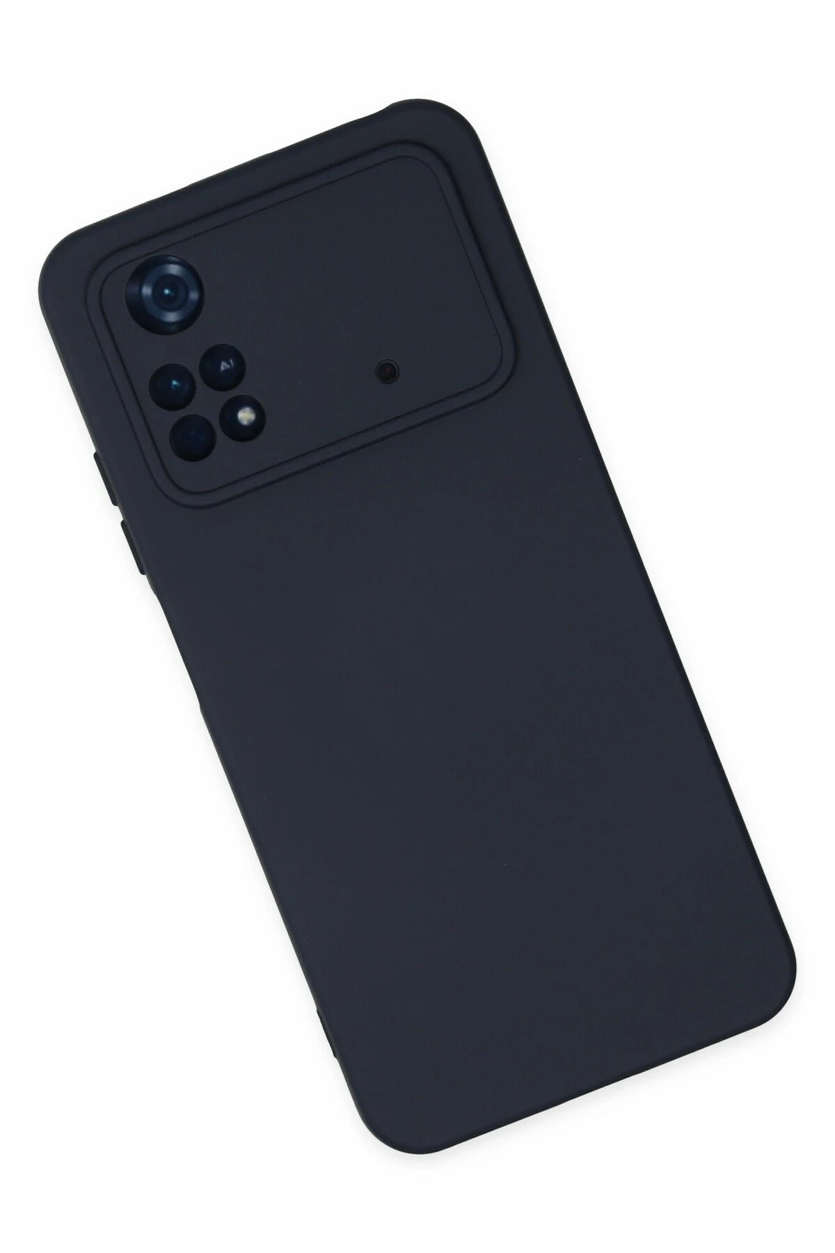 Newface Xiaomi Poco M4 Pro 4G Kılıf Nano içi Kadife Silikon - Lacivert