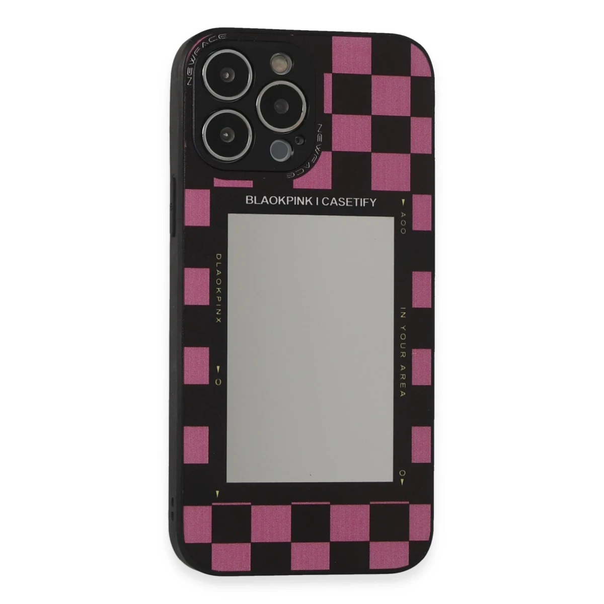Newface Apple iPhone 14 Pro Kılıf Mirror Desenli Kapak - Mirror - 8