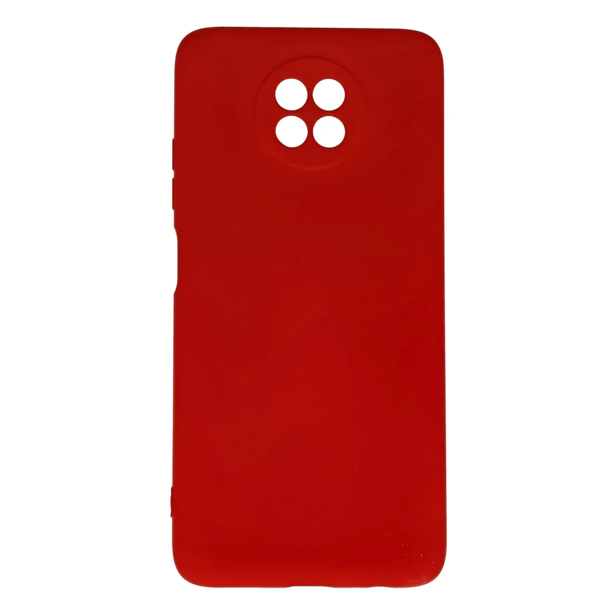 Newface Xiaomi Redmi Note 9 5G Kılıf Nano içi Kadife Silikon - Kırmızı