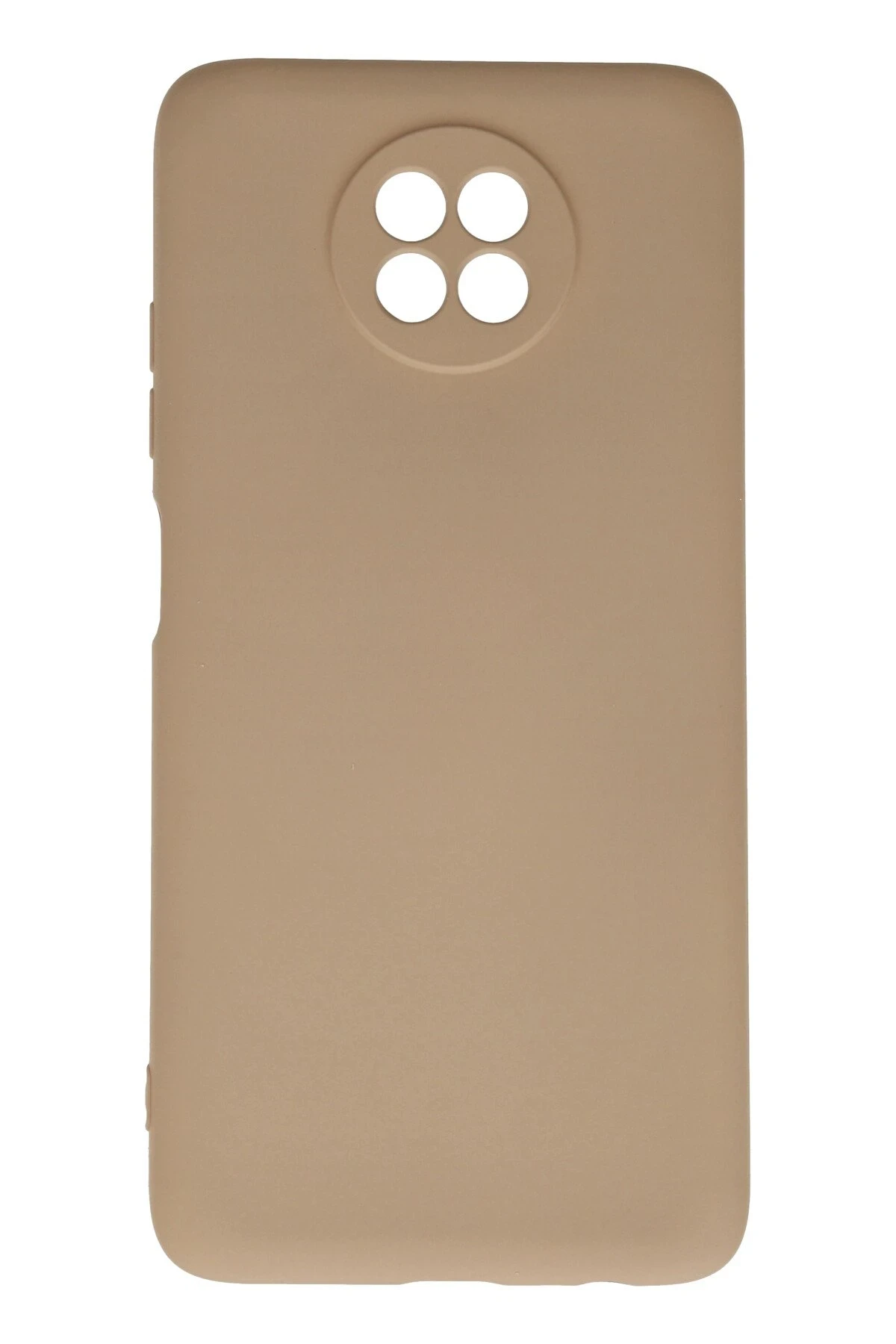 Newface Xiaomi Redmi Note 9 5G Kılıf Nano içi Kadife Silikon - Bej