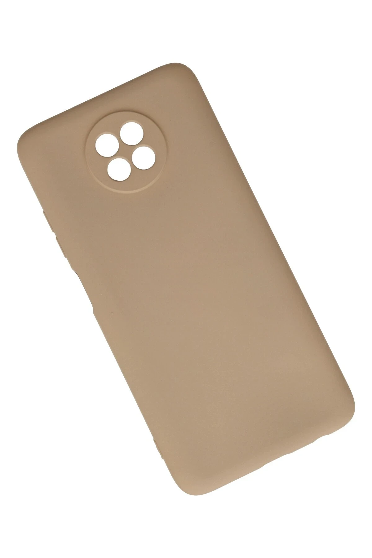 Newface Xiaomi Redmi Note 9 5G Kılıf Nano içi Kadife Silikon - Bej