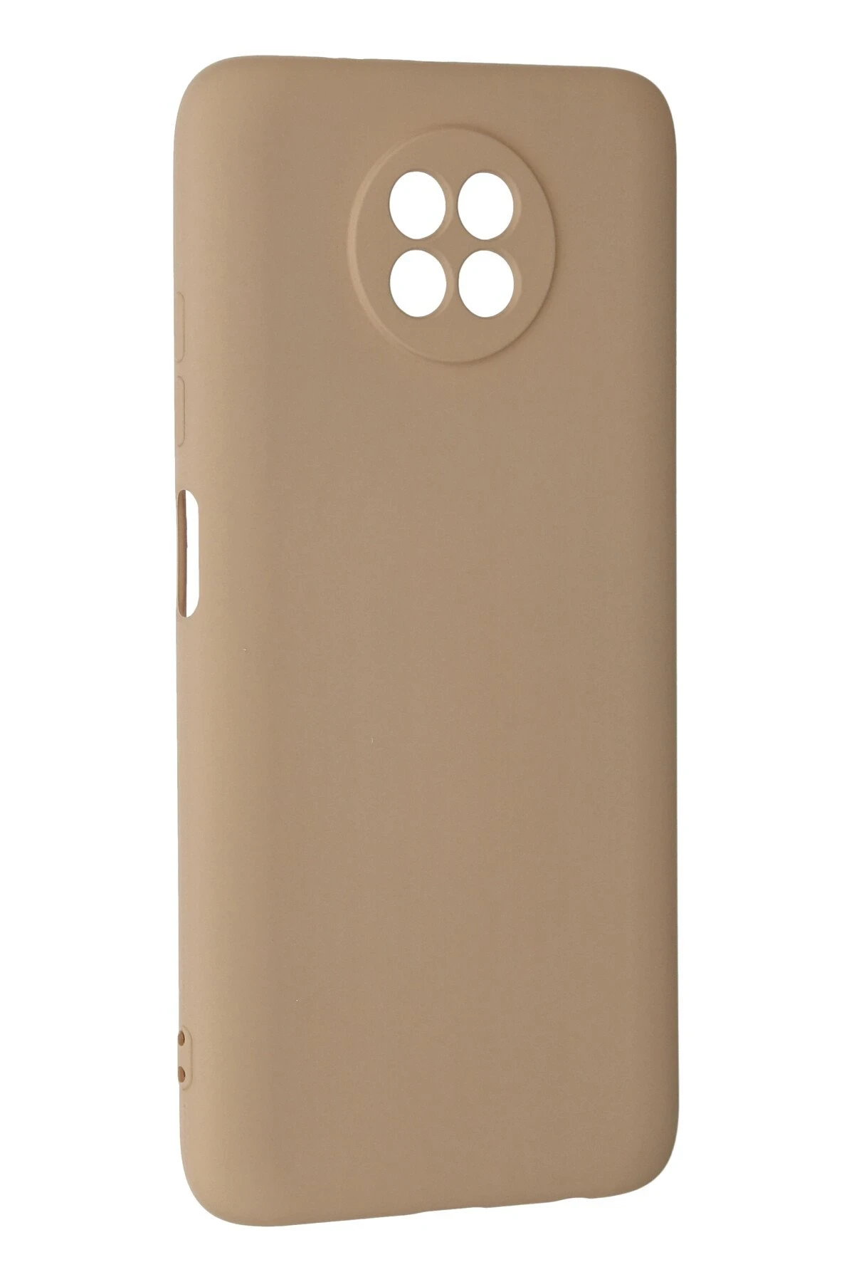 Newface Xiaomi Redmi Note 9 5G Kılıf Nano içi Kadife Silikon - Bej