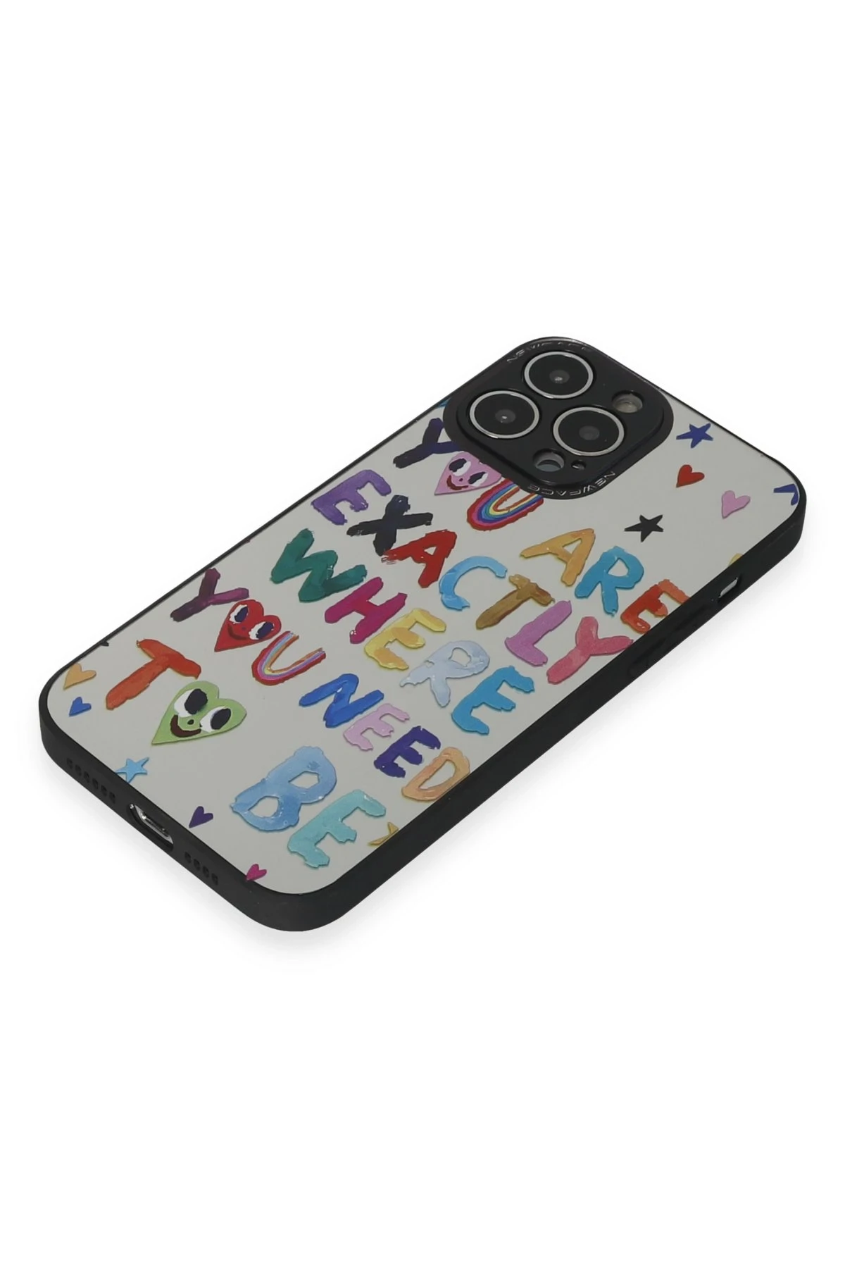 Newface iPhone 14 Pro Kılıf Mirror Desenli Kapak - Mirror - 10