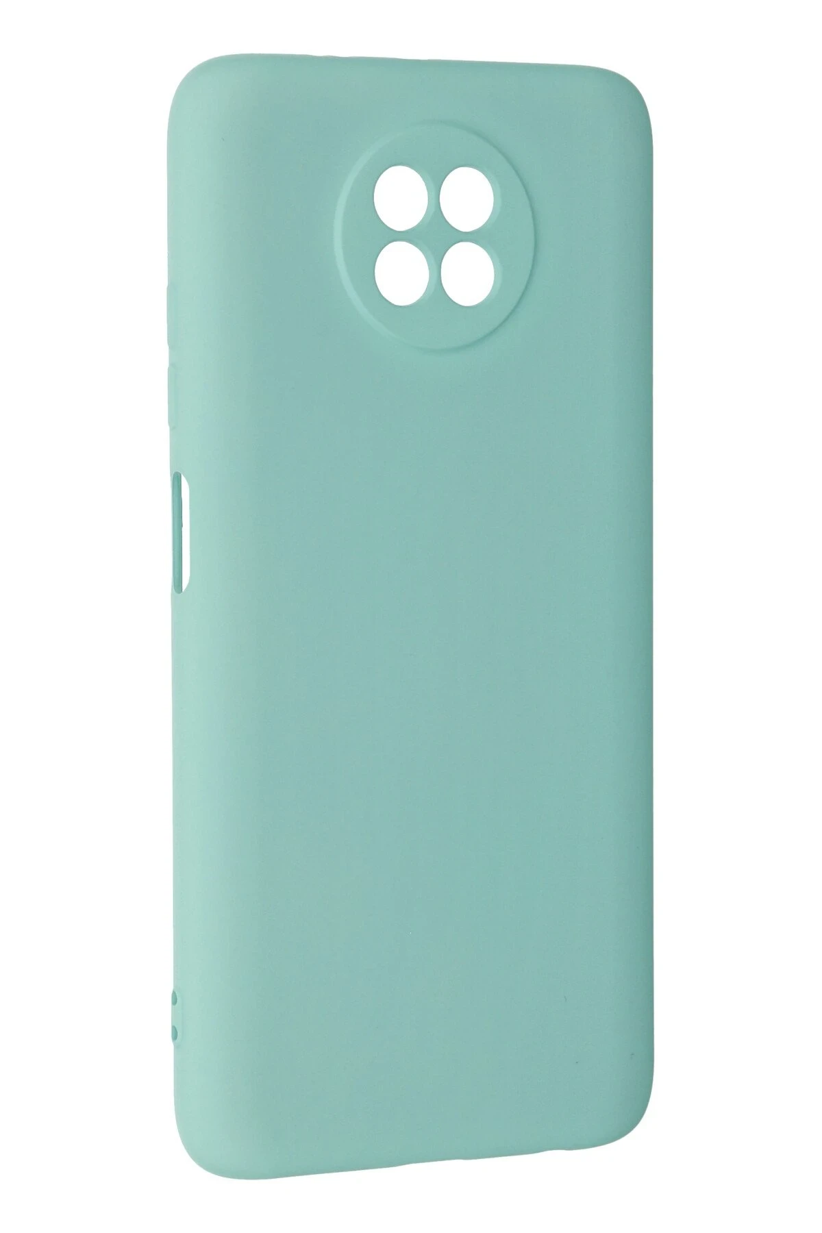 Newface Xiaomi Redmi Note 9 5G Kılıf Nano içi Kadife Silikon - Turkuaz