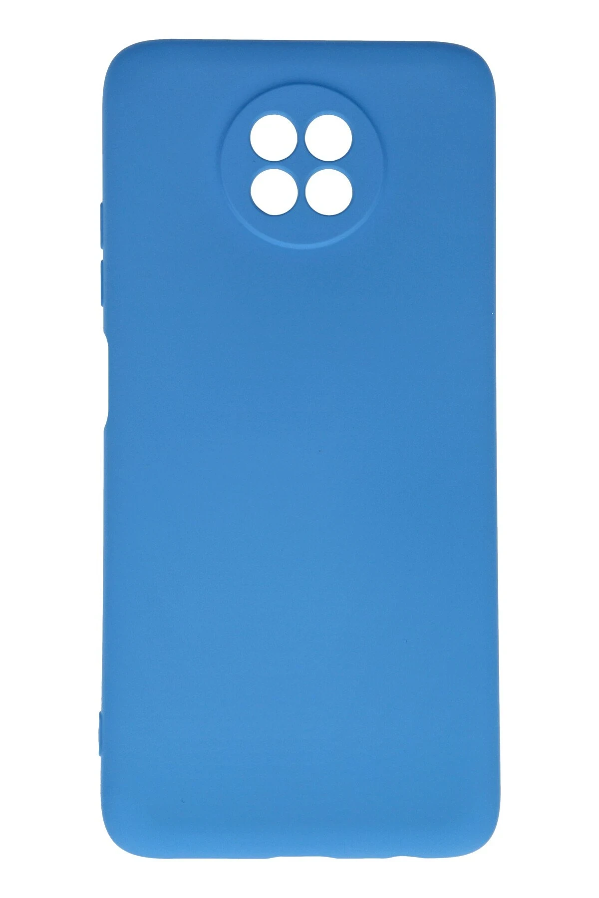 Newface Xiaomi Redmi Note 9 5G Kılıf Nano içi Kadife Silikon - Mavi