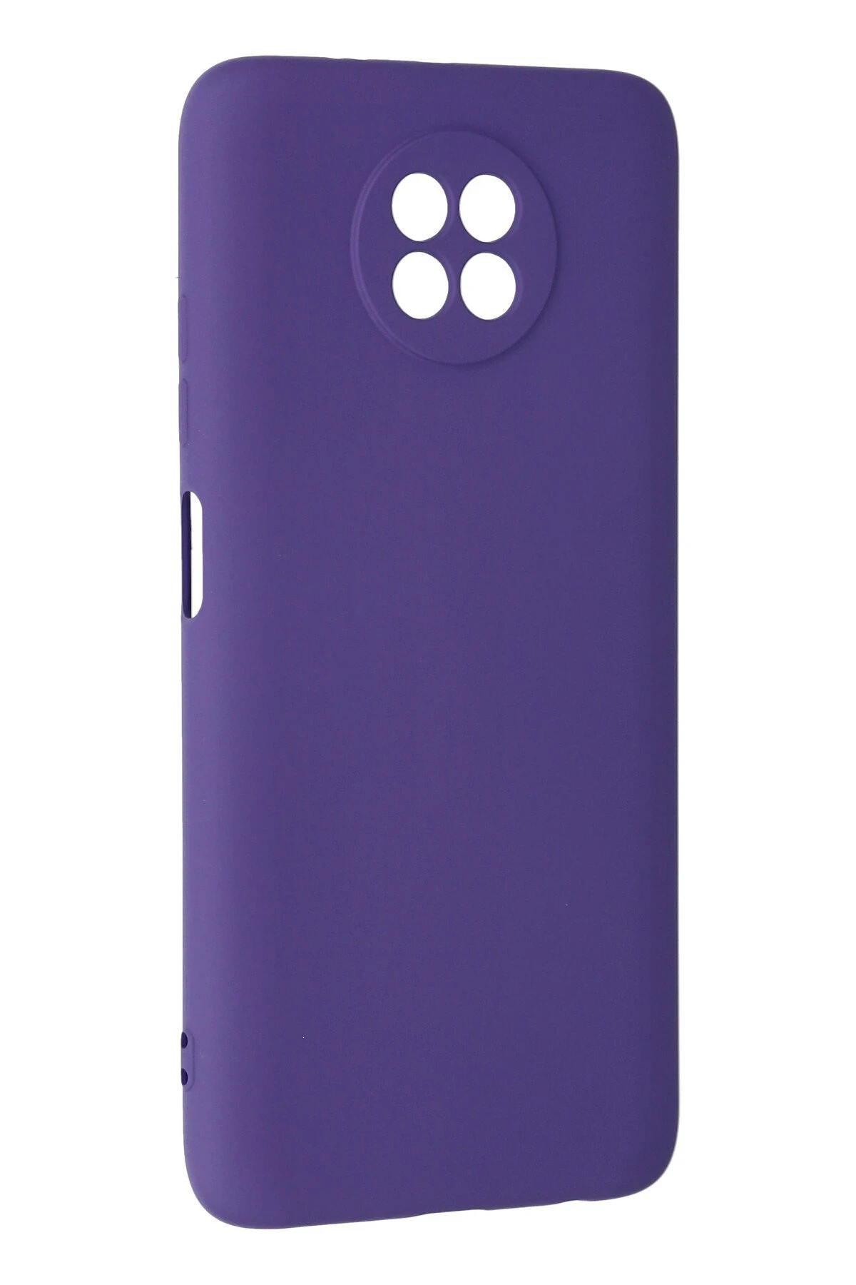 Newface Xiaomi Redmi Note 9 5G Kılıf Nano içi Kadife Silikon - Mor