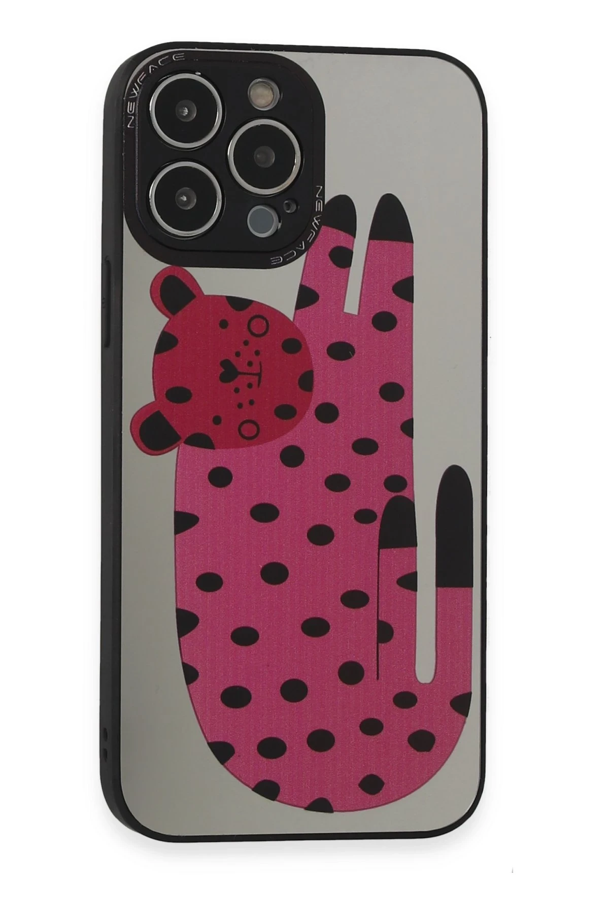 Newface iPhone 14 Pro Max Kılıf Mirror Desenli Kapak - Mirror - 12