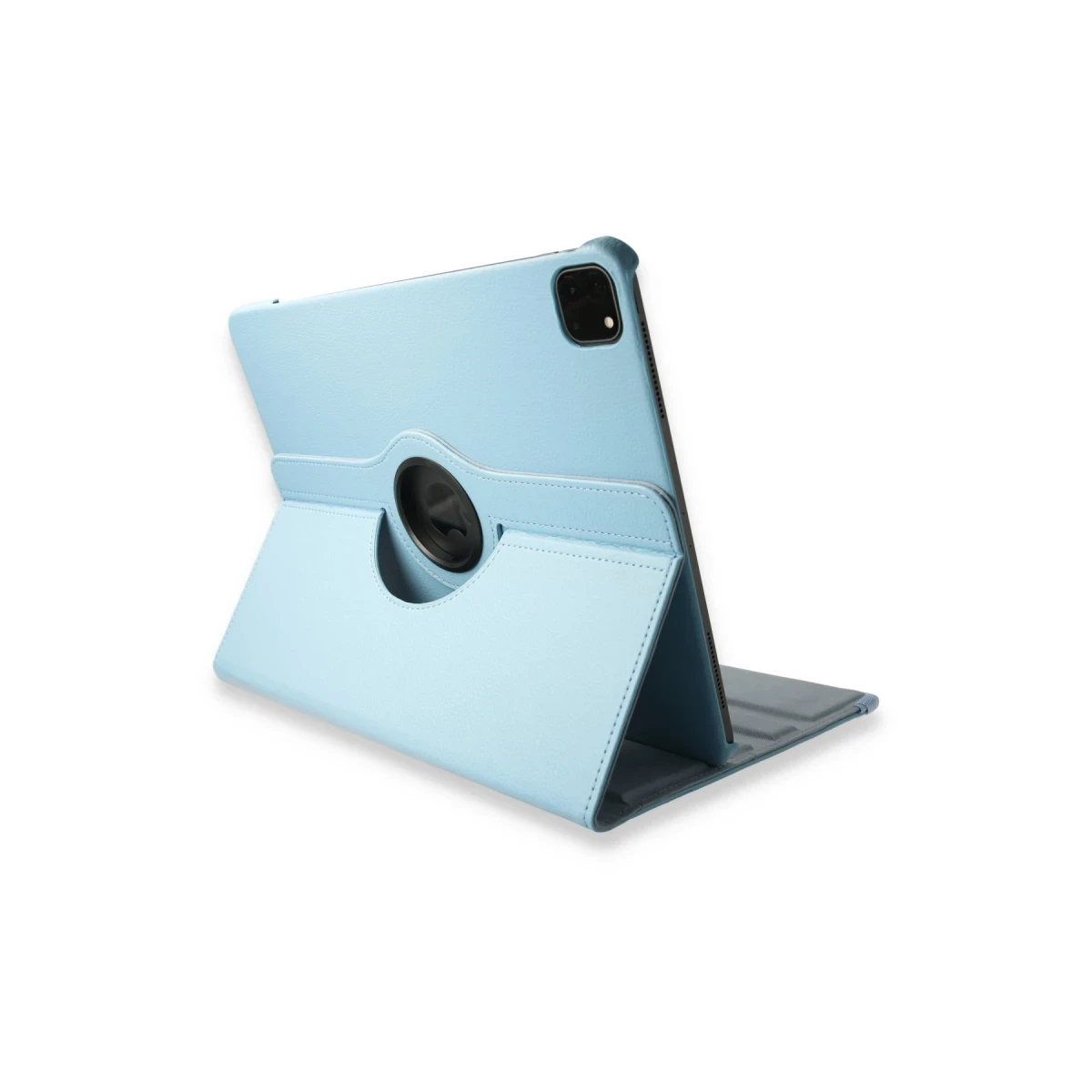 Newface Apple iPad Pro 12.9 (2021) Kılıf 360 Tablet Deri Kılıf - Turkuaz