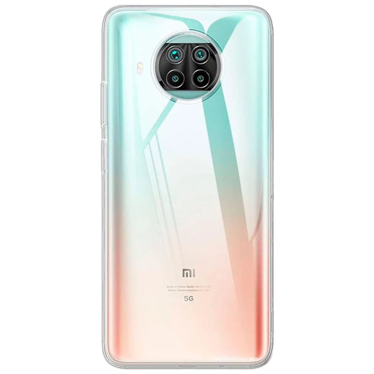 Newface Xiaomi Redmi Note 9 Pro 5G Kılıf Lüx Şeffaf Silikon