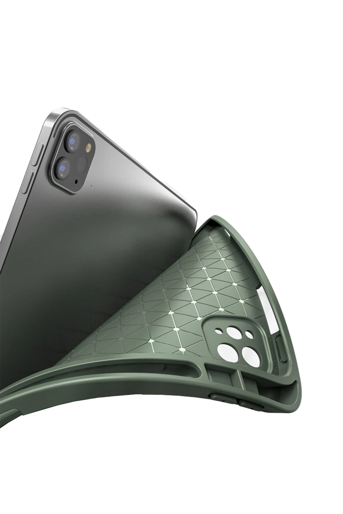 Newface iPad Pro 11 (2020) Kılıf Tablet Focus Silikon - Siyah