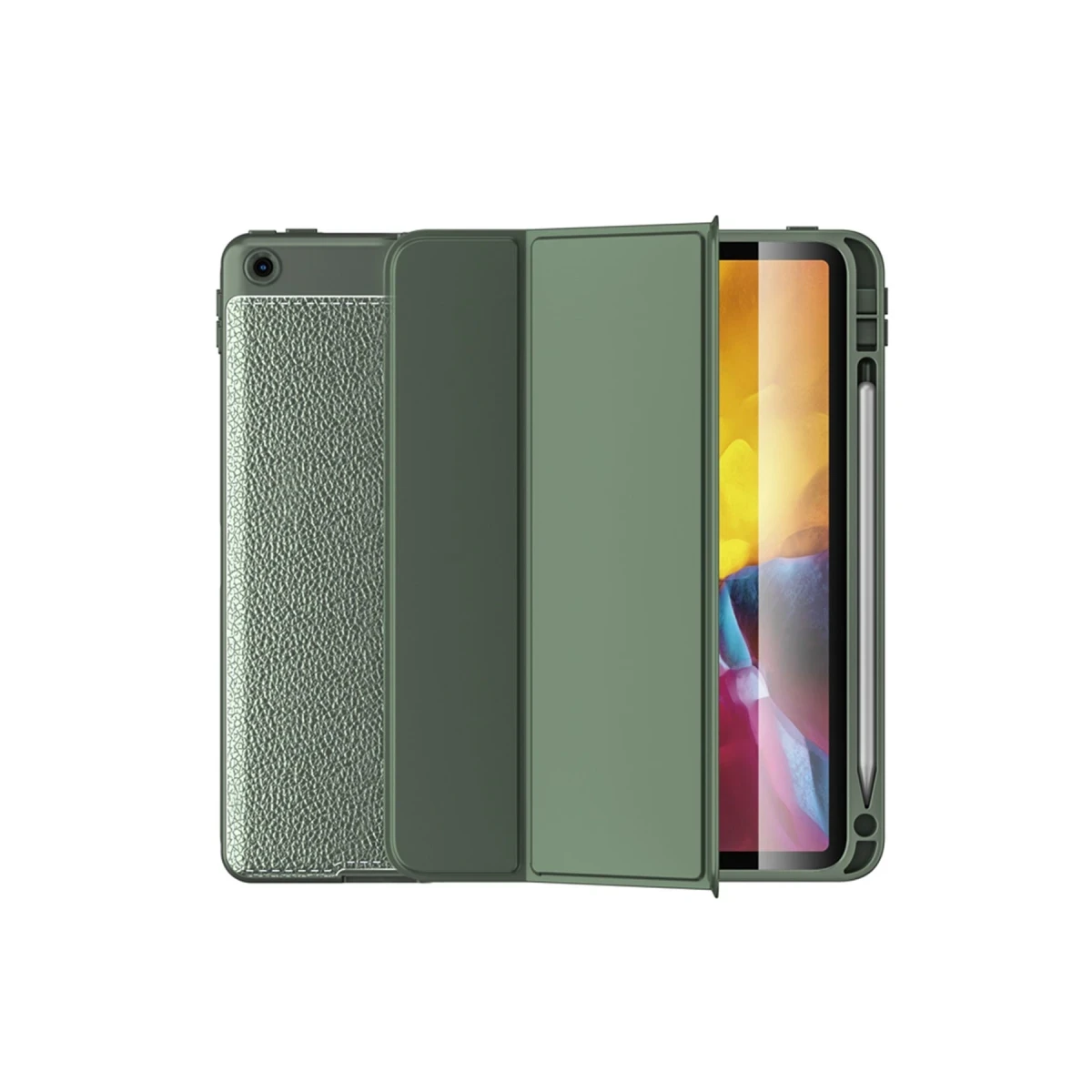 Newface Apple iPad 10.2 (7.nesil) Kılıf Tablet Focus Silikon - Yeşil