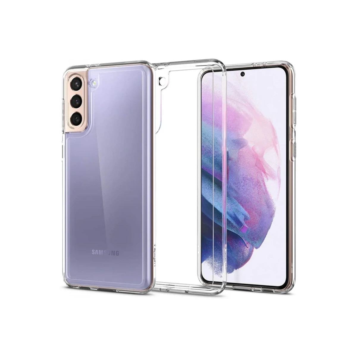 Newface Samsung Galaxy S21 Kılıf Lüx Şeffaf Silikon