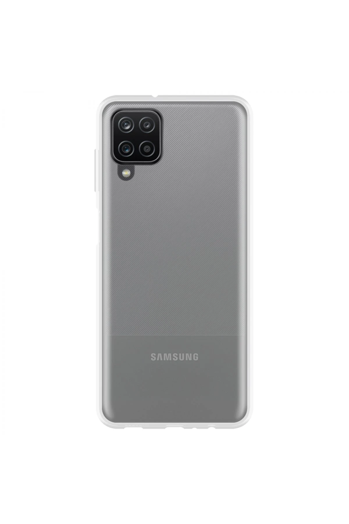 Newface Samsung Galaxy A12 Kılıf Lüx Şeffaf Silikon