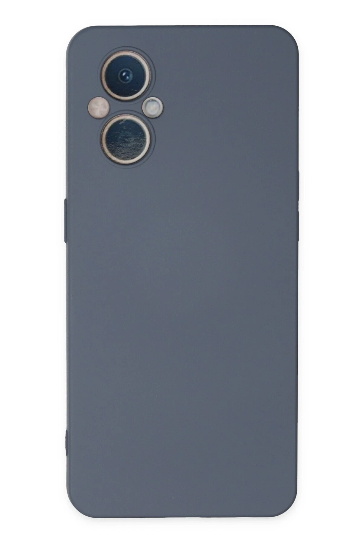 Newface Oppo Reno 7 Lite Kılıf Nano içi Kadife Silikon - Gri