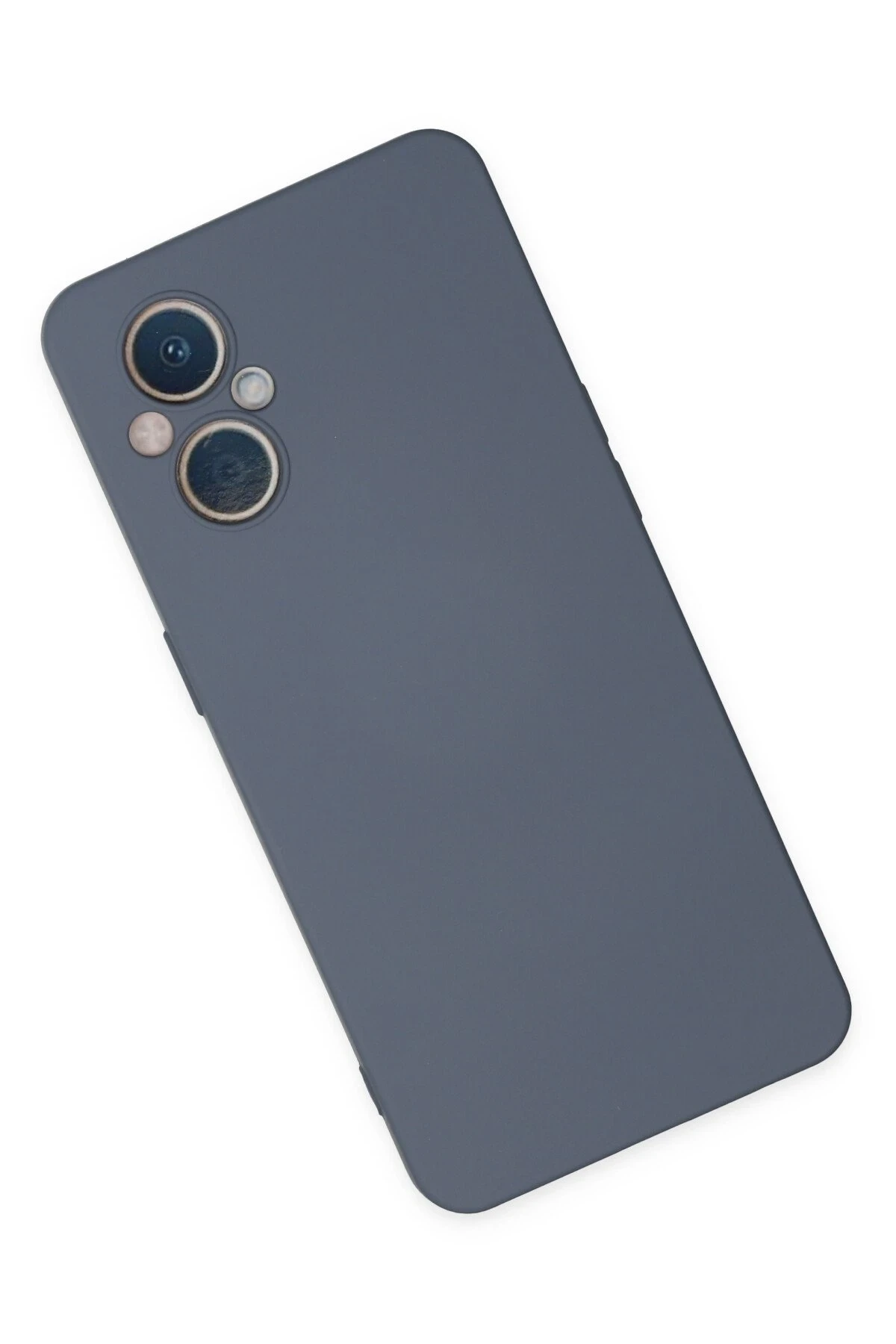 Newface Oppo Reno 7 Lite Kılıf Nano içi Kadife Silikon - Gri
