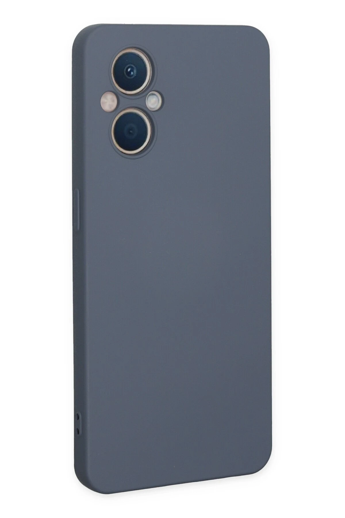 Newface Oppo Reno 7 Lite Kılıf Nano içi Kadife Silikon - Gri