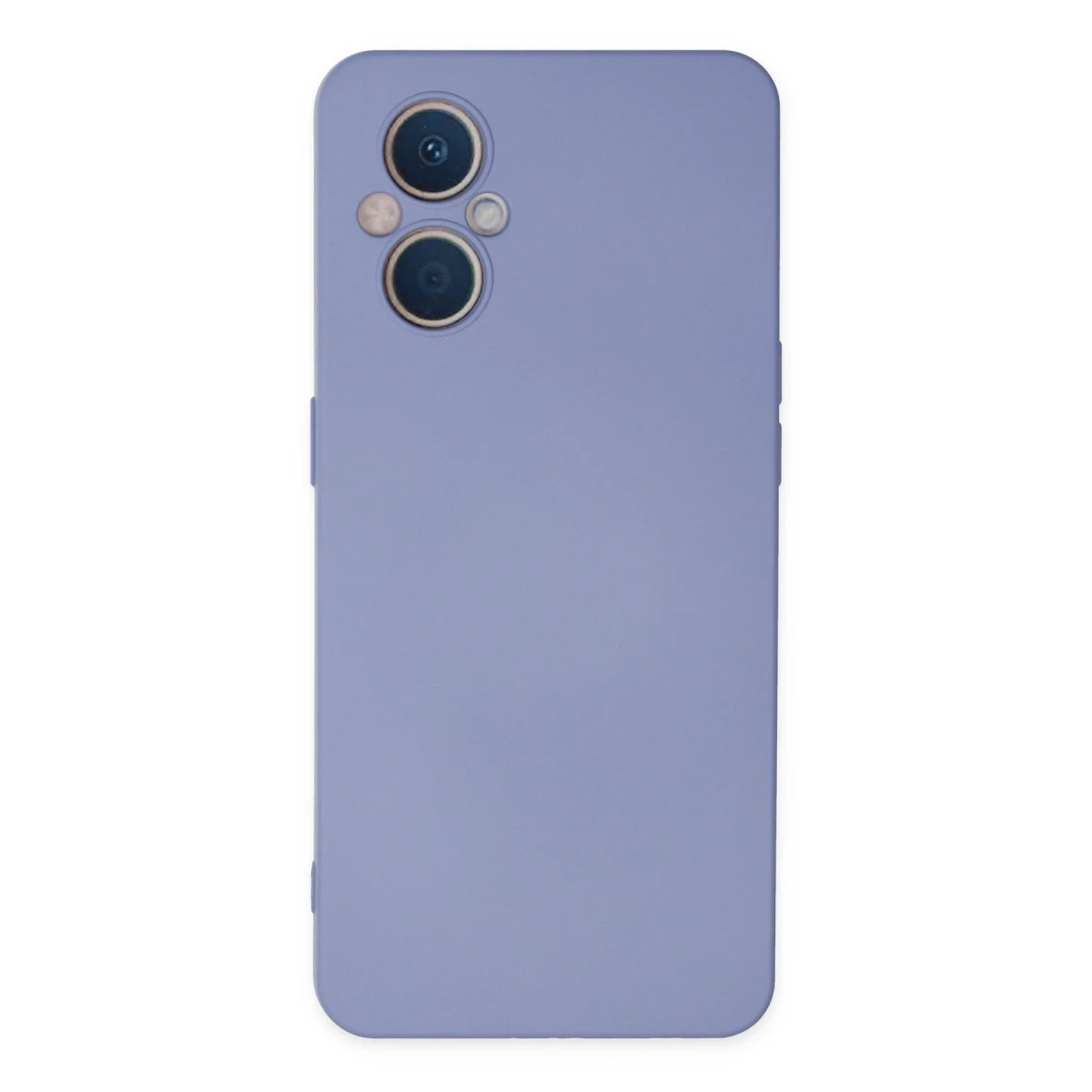 Newface Oppo Reno 7 Lite Kılıf Nano içi Kadife Silikon - Lila