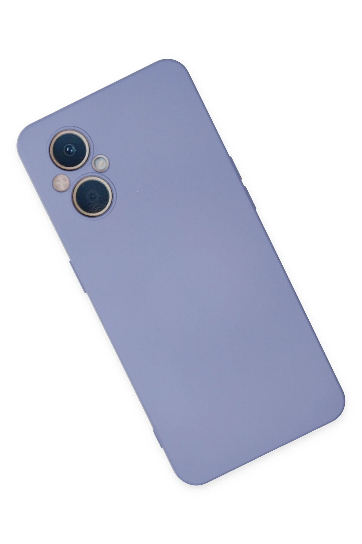 Newface Oppo Reno 7 Lite Kılıf Nano içi Kadife Silikon - Lila