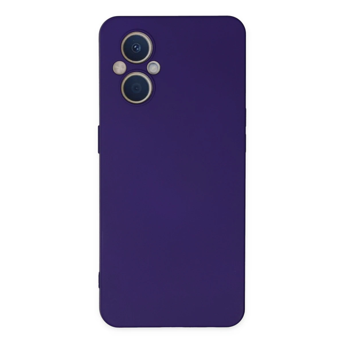 Newface Oppo Reno 7 Lite Kılıf Nano içi Kadife Silikon - Mor