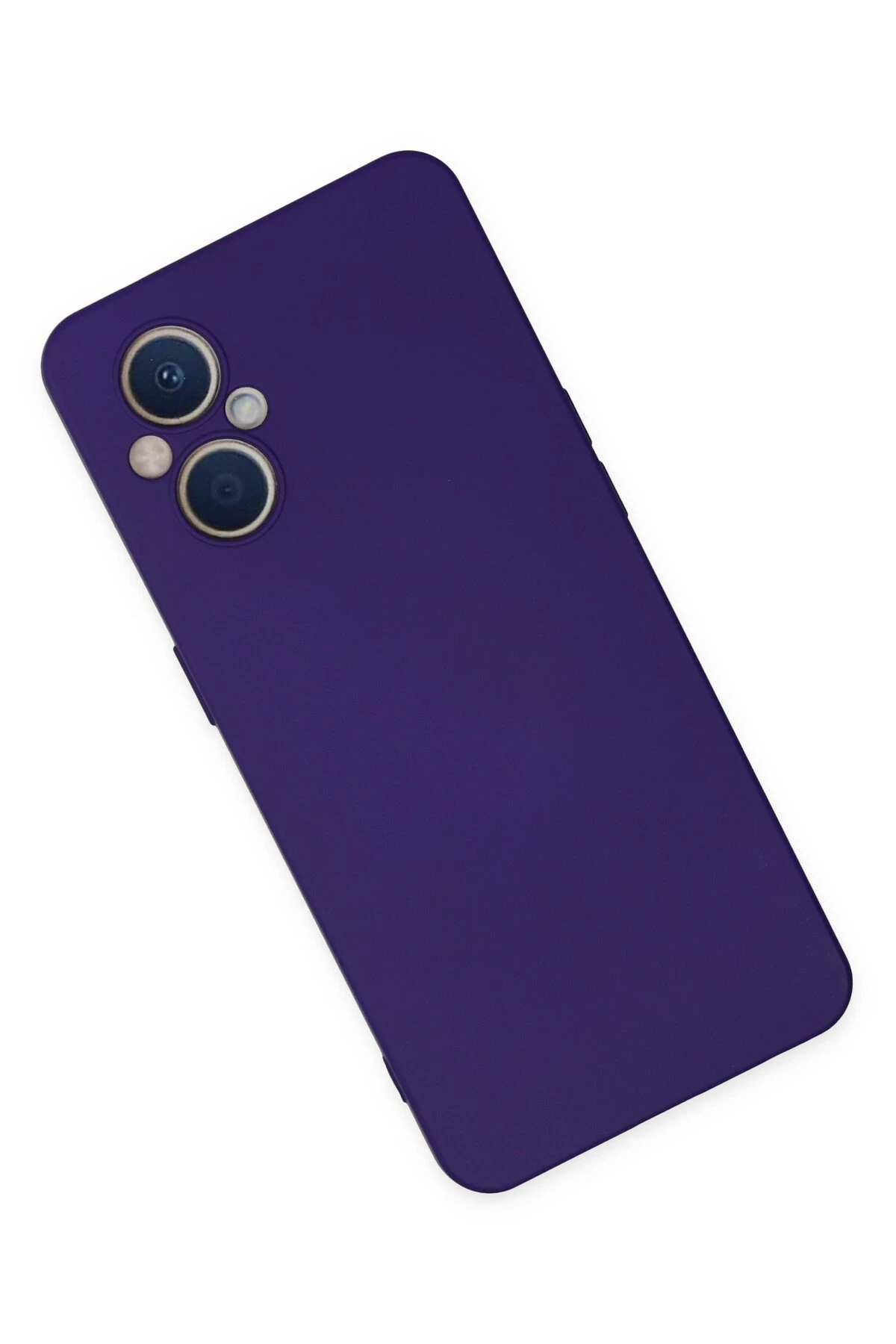 Newface Oppo Reno 7 Lite Kılıf Nano içi Kadife Silikon - Mor