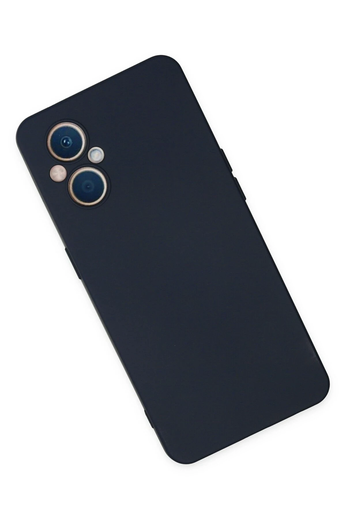 Newface Oppo Reno 7 Lite Kılıf Nano içi Kadife Silikon - Lacivert