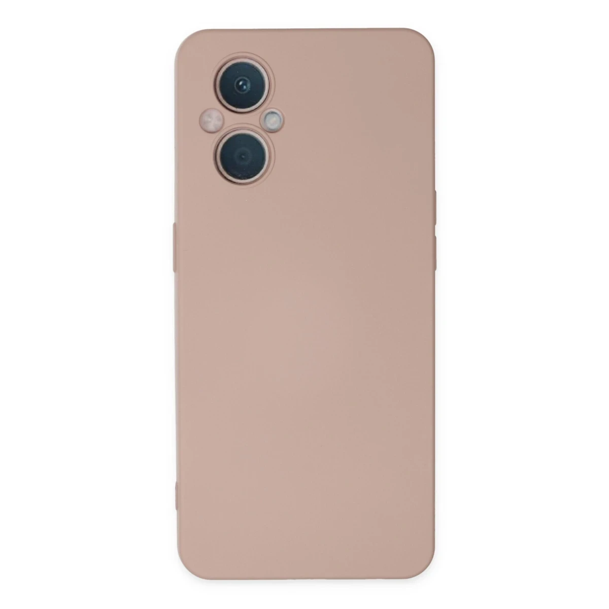 Newface Oppo Reno 7 Lite Kılıf Nano içi Kadife Silikon - Pudra