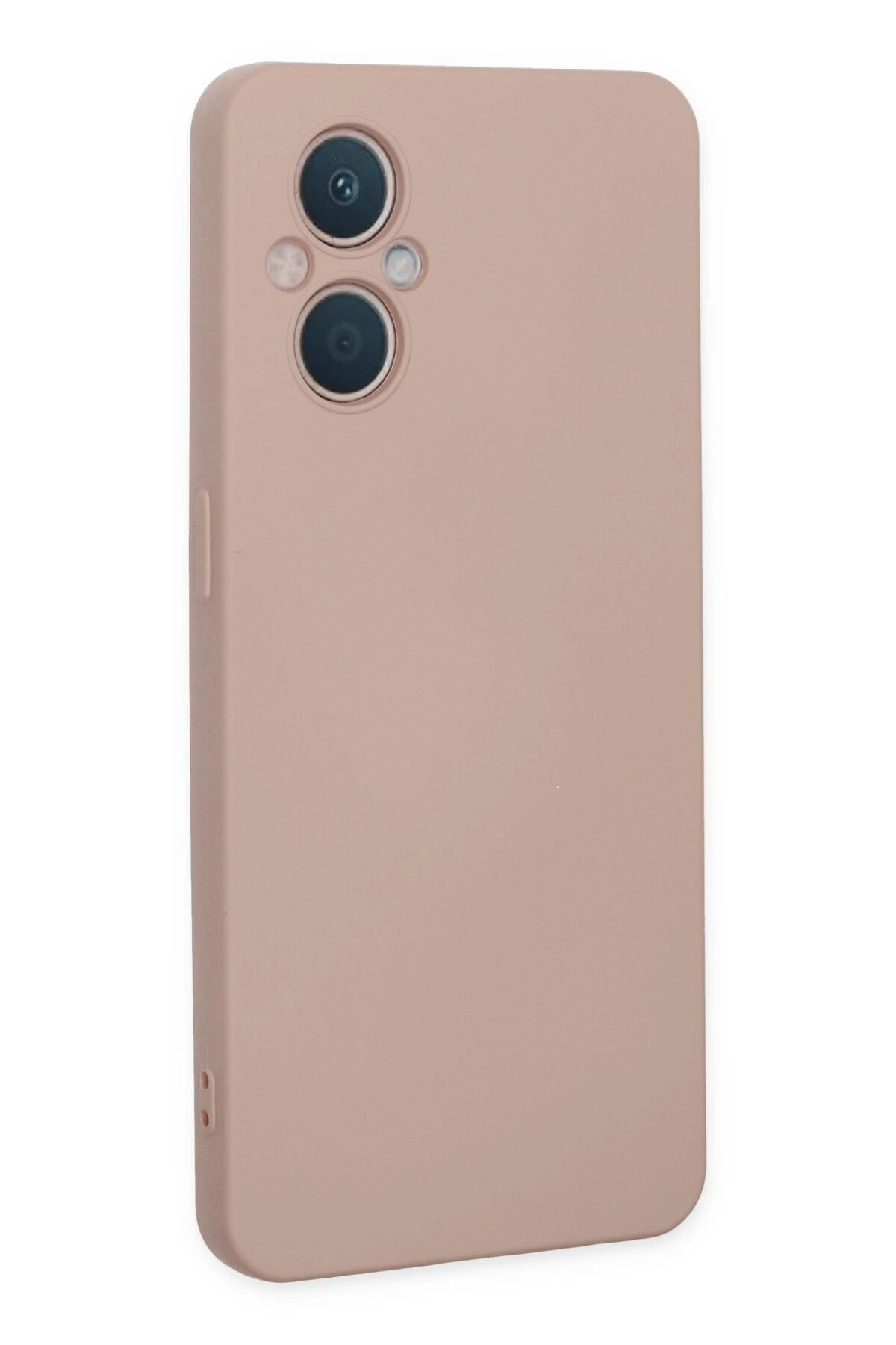 Newface Oppo Reno 7 Lite Kılıf Nano içi Kadife Silikon - Pudra