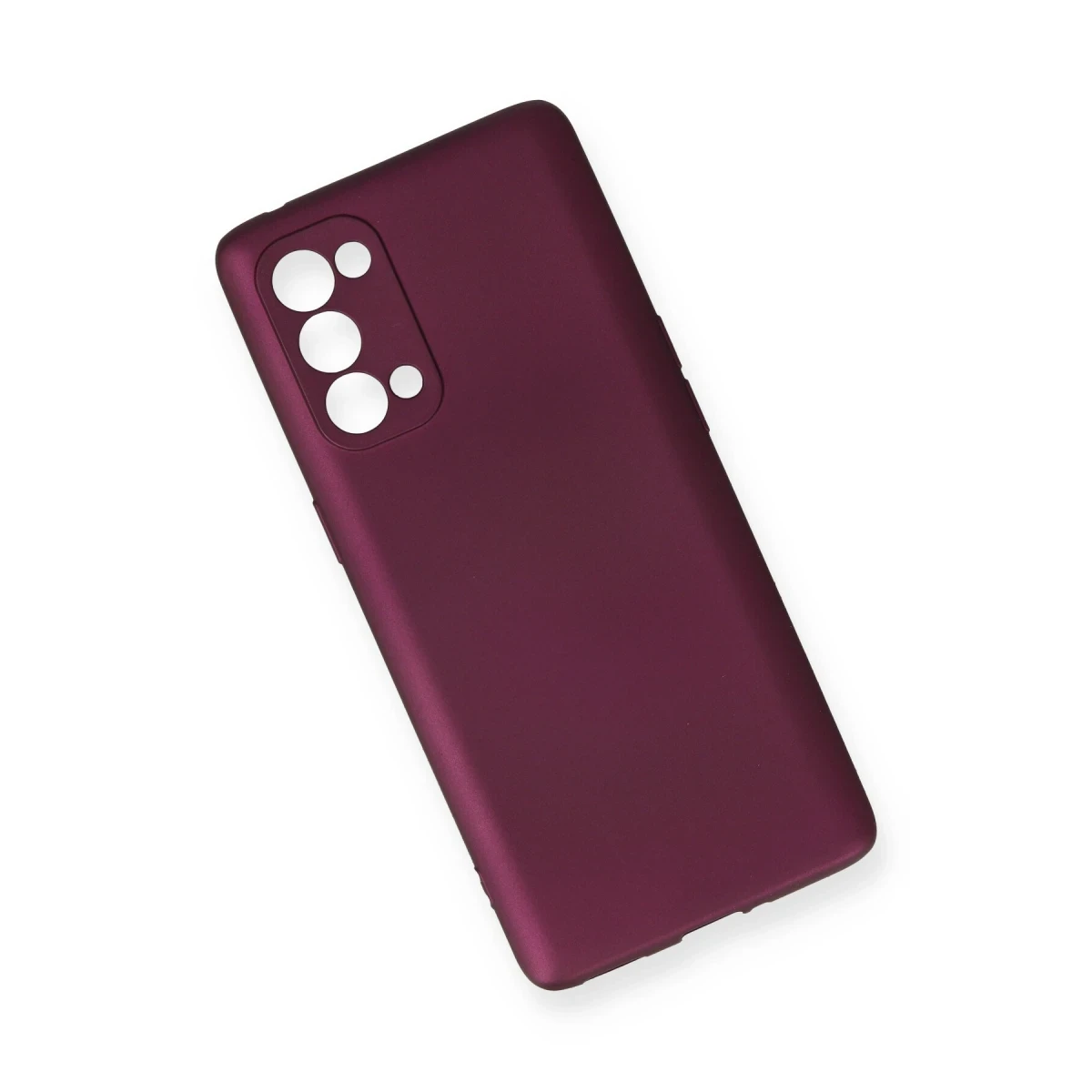 Newface Oppo Reno 5 Pro Kılıf First Silikon - Mürdüm