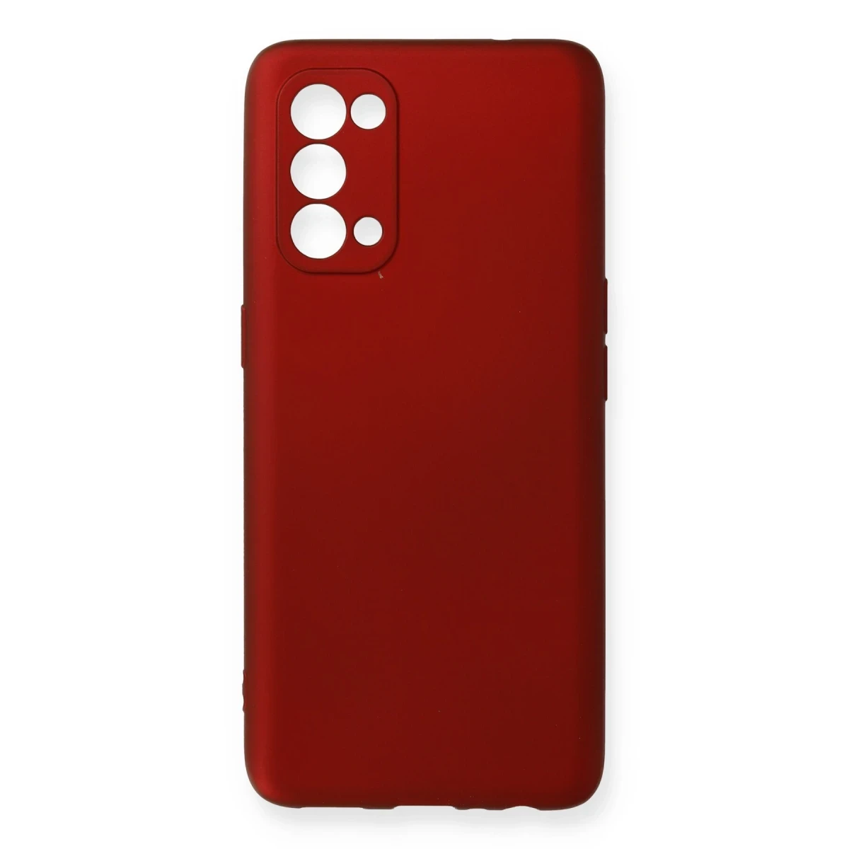 Newface Oppo Reno 5 Pro Kılıf First Silikon - Bordo