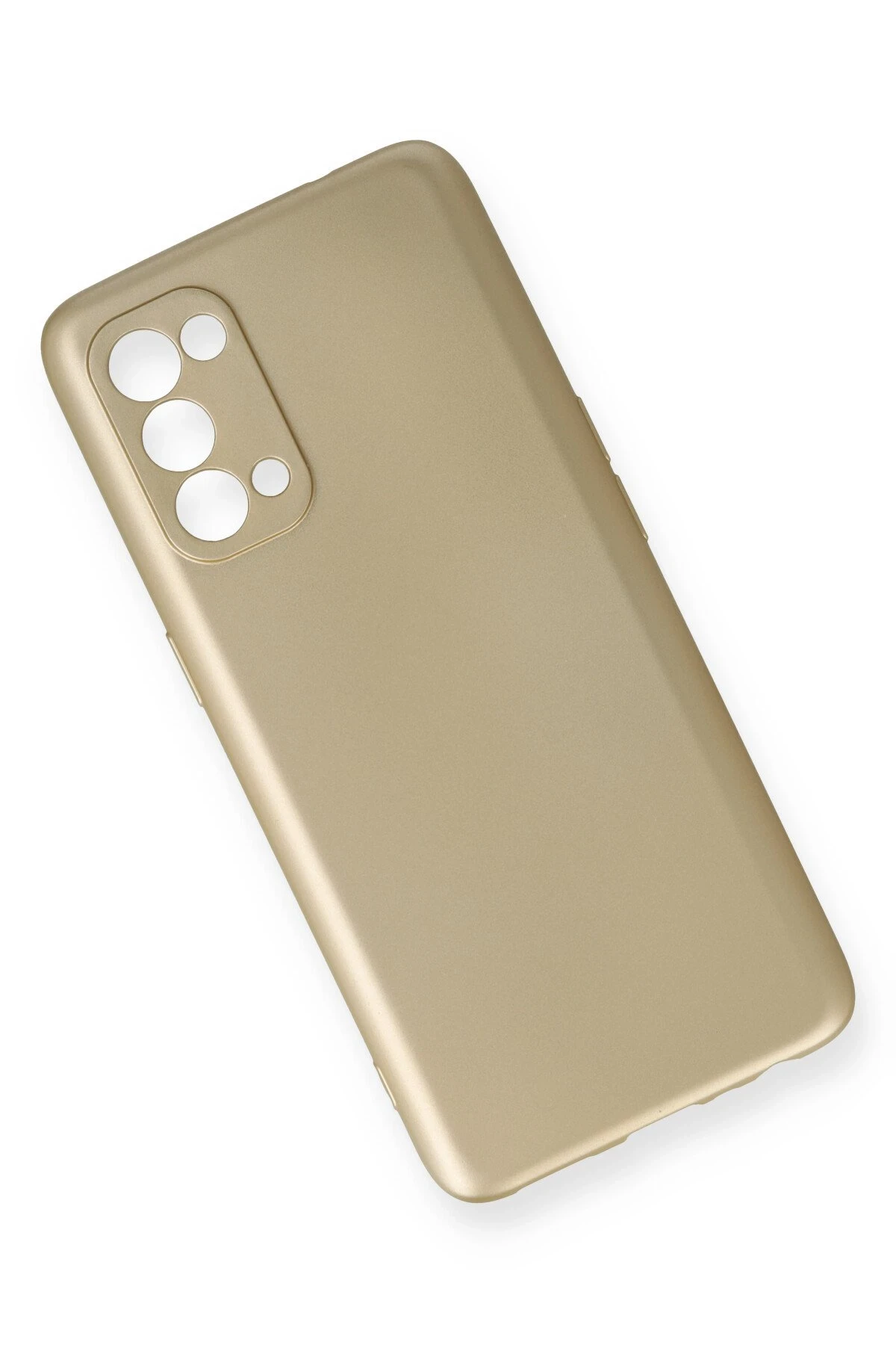 Newface Oppo Reno 5 Pro Kılıf First Silikon - Gold
