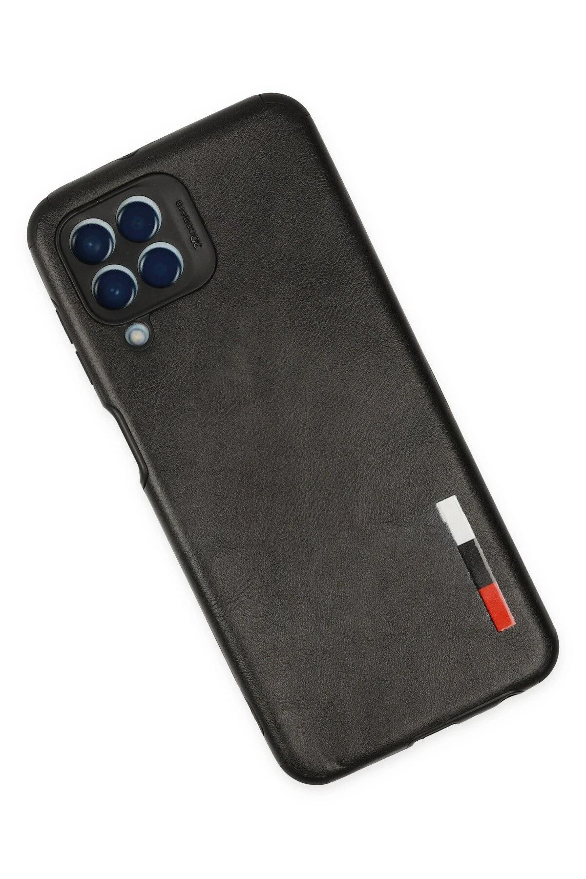 Newface Samsung Galaxy M33 Kılıf Loop Deri Silikon - Siyah