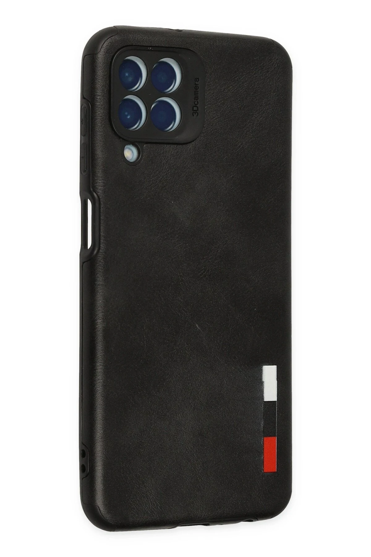 Newface Samsung Galaxy M33 Kılıf Loop Deri Silikon - Siyah