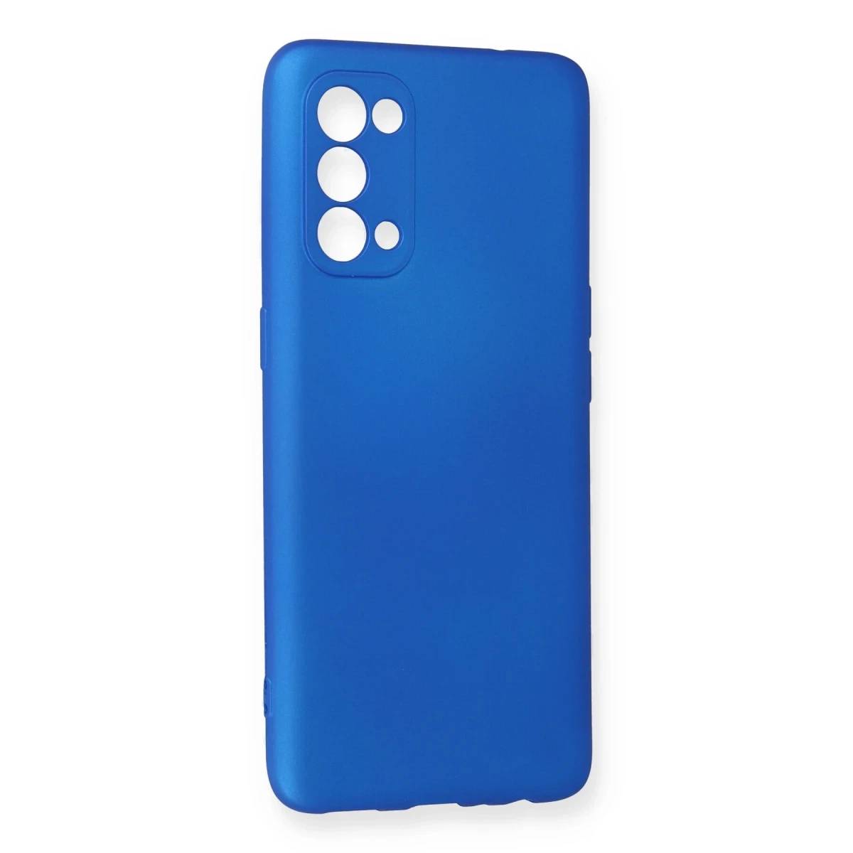 Newface Oppo Reno 5 Kılıf First Silikon - Mavi