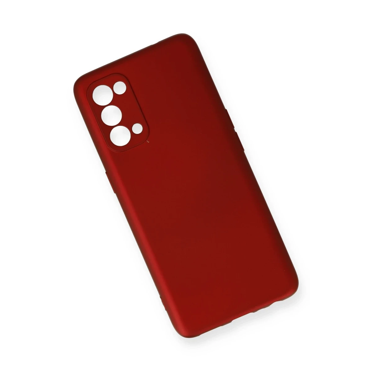 Newface Oppo Reno 5 Kılıf First Silikon - Bordo