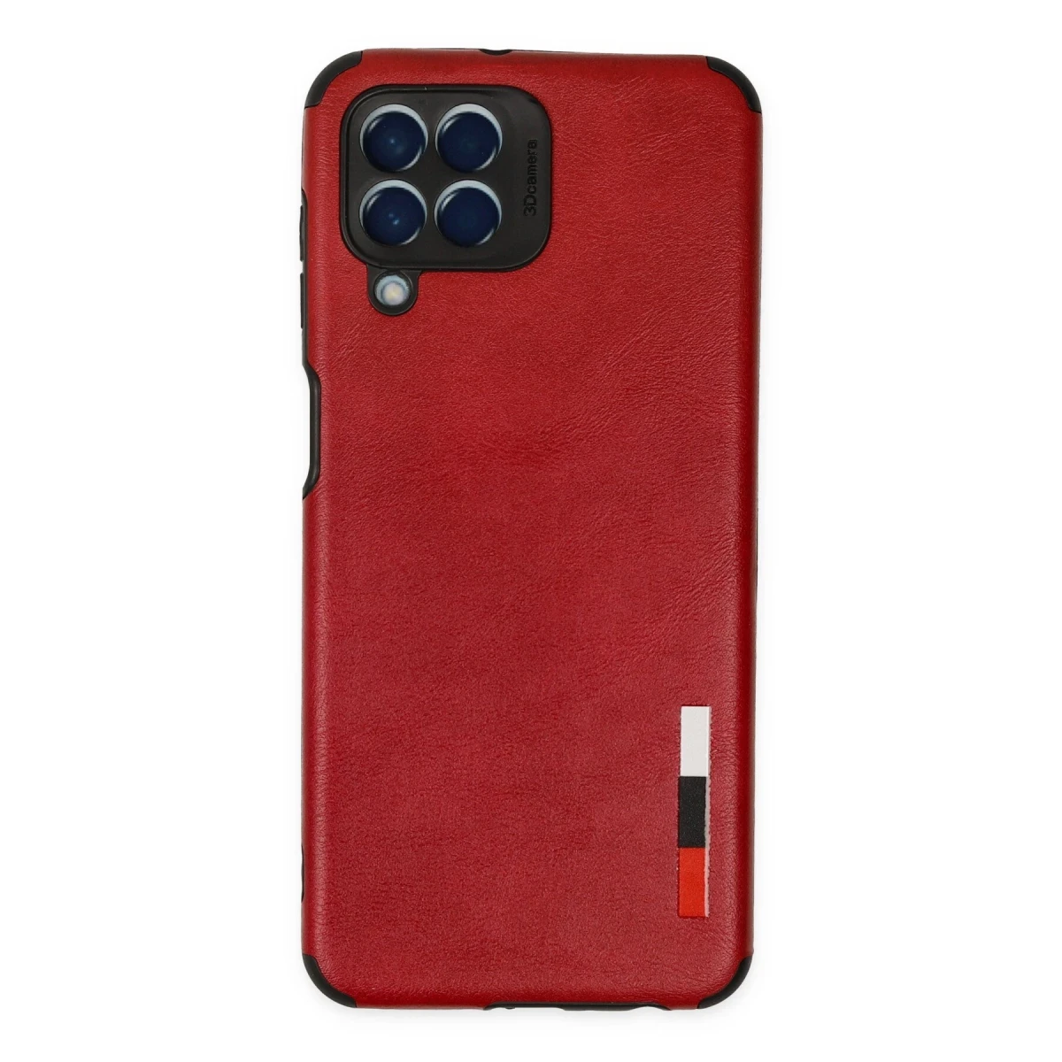 Newface Samsung Galaxy M33 Kılıf Loop Deri Silikon - Kırmızı